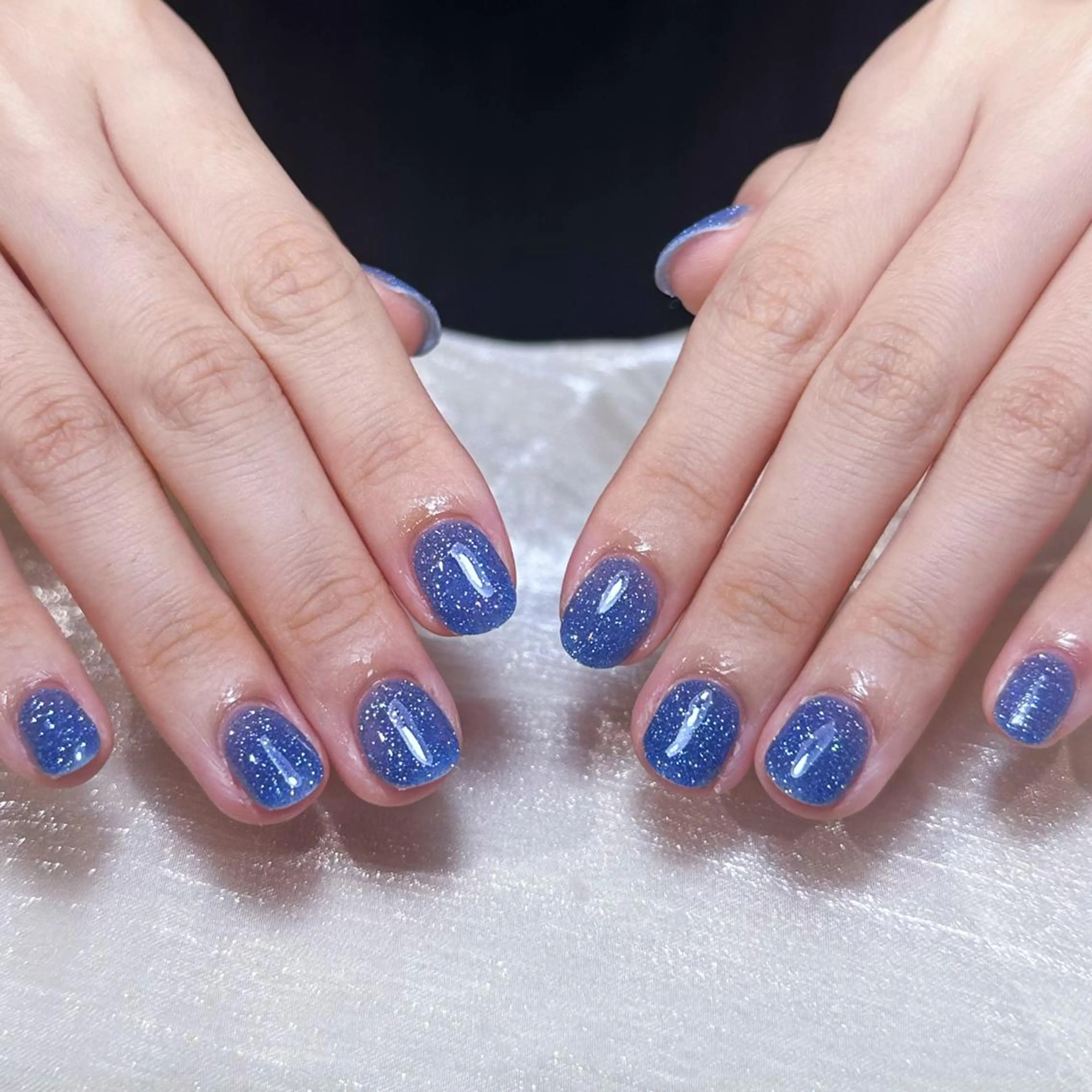 ネイル アートネイル オーロラネイル ガーリー キラキラネイル マグネットネイル ハンドネイル ハンドケア Diamond 🚢のネイルデザイン