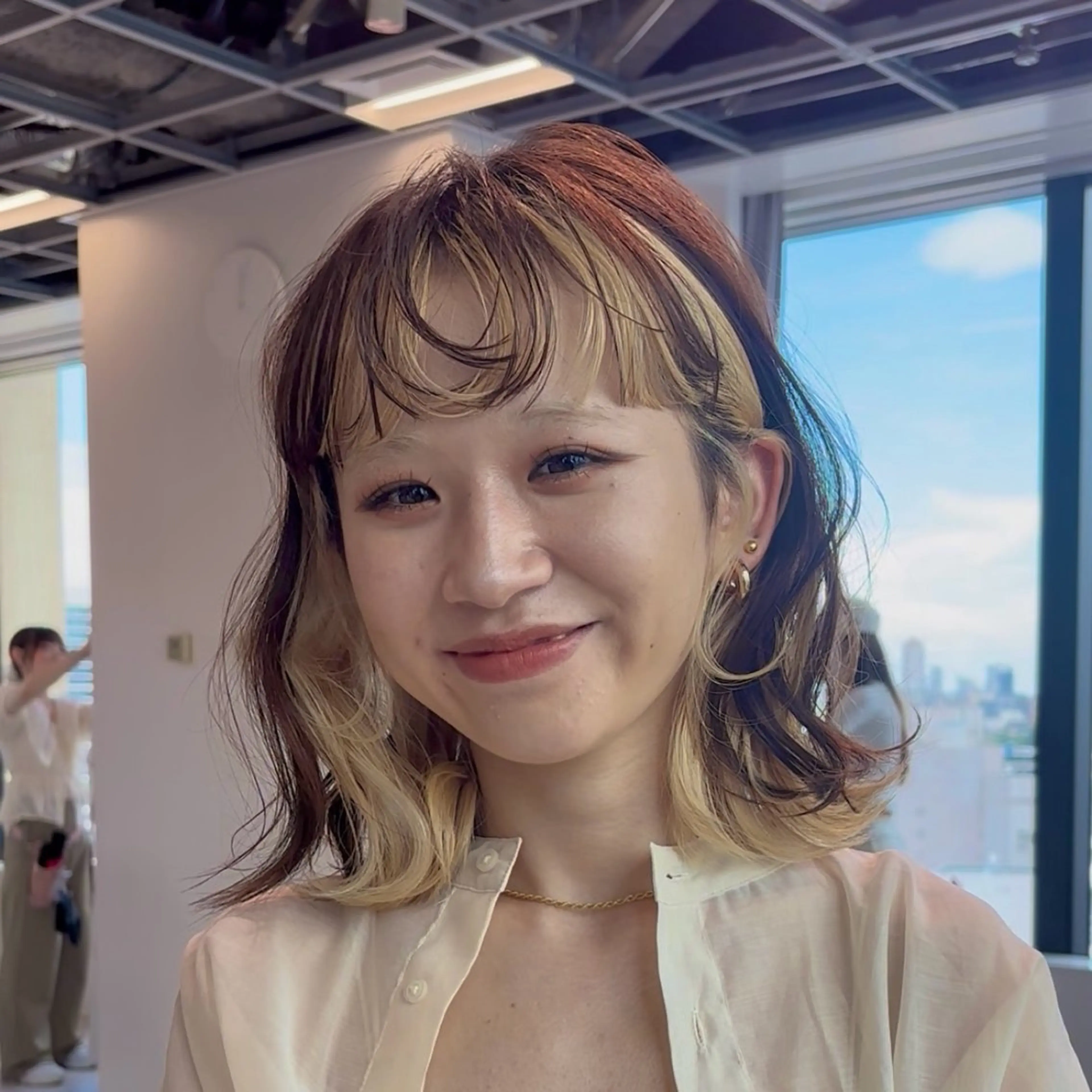 ミディアム カラー ヘアカラー i.Tokyo所属・美髪/縮毛矯正/ 渋谷/ゆうな🤍のヘアスタイル