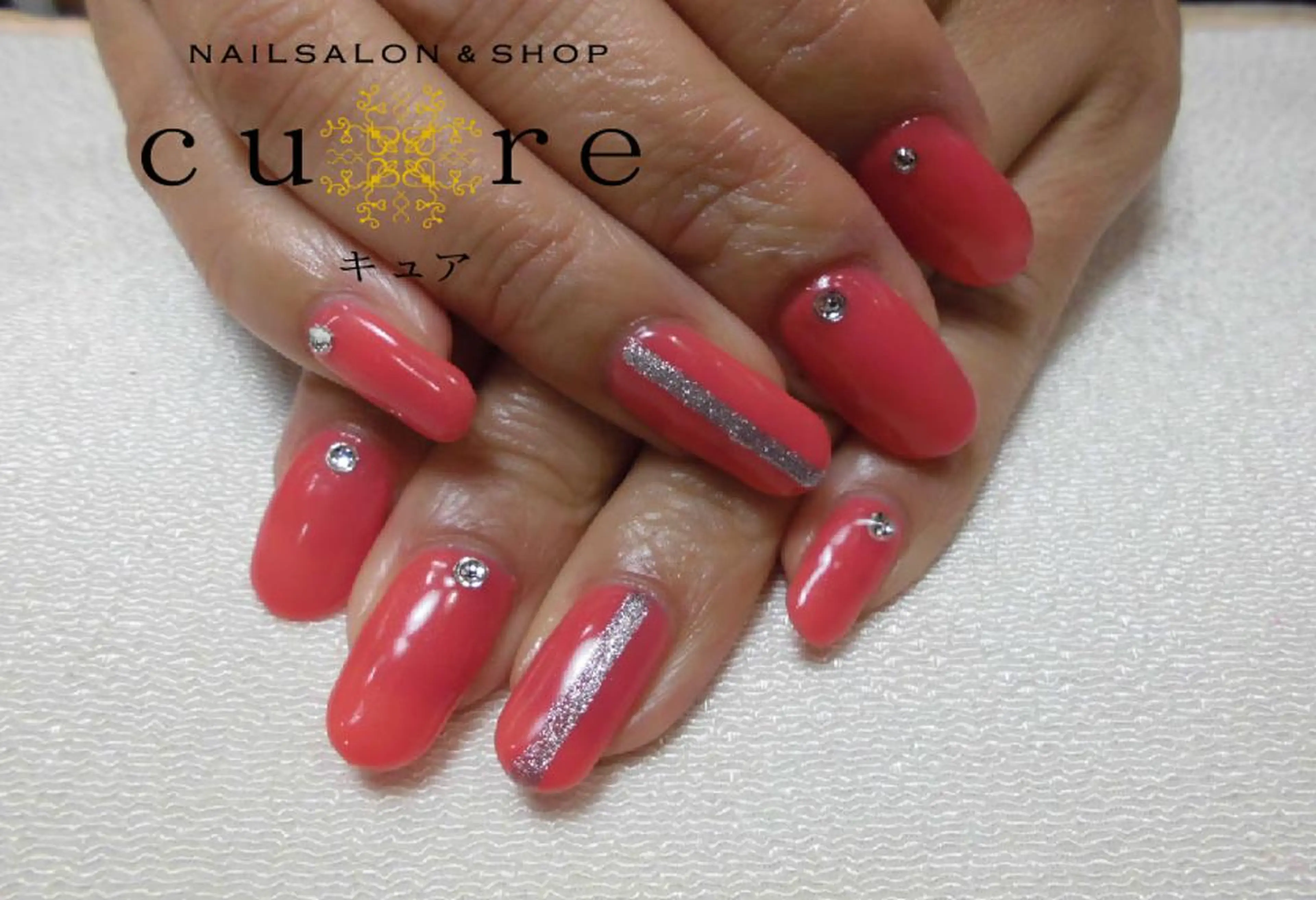 ミディアム ネイル ネイルサロン Cureのネイルデザイン