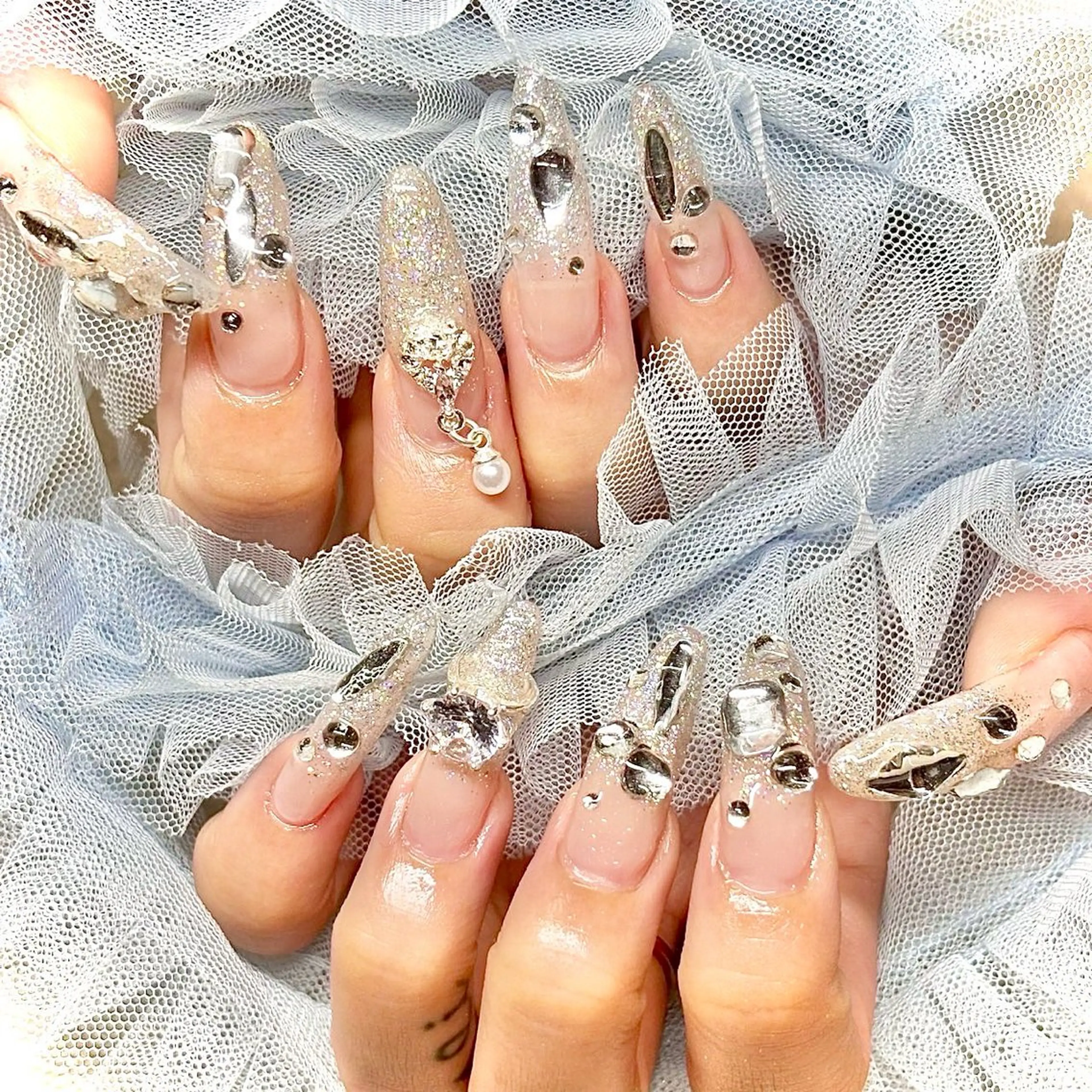 ネイル 韓国ネイル スカルプネイル 夏ネイル ワンホンネイル miminon 自宅ネイルサロンのネイルデザイン