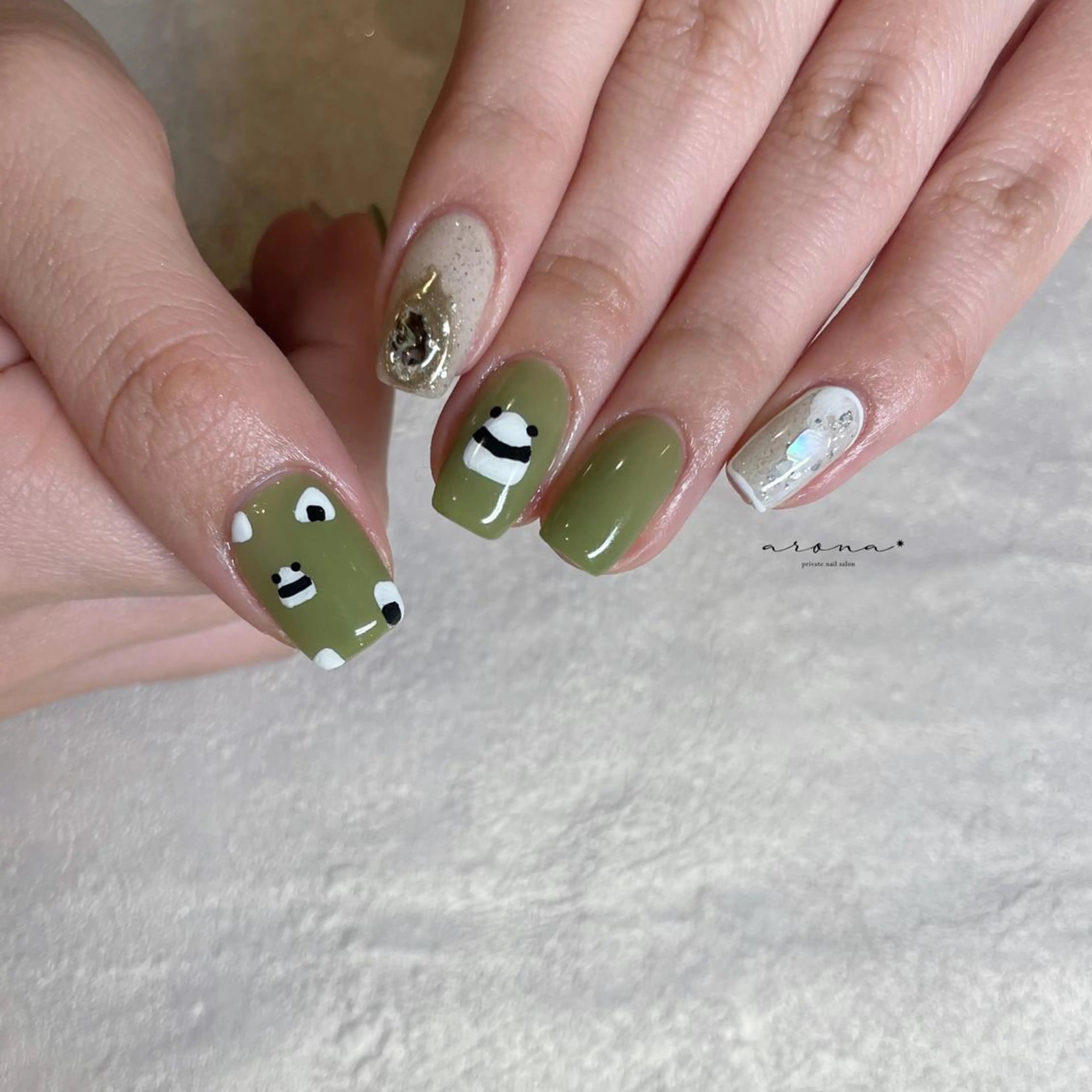 ネイル アートネイル ハンドネイル nail salon ✷aronaのネイルデザイン