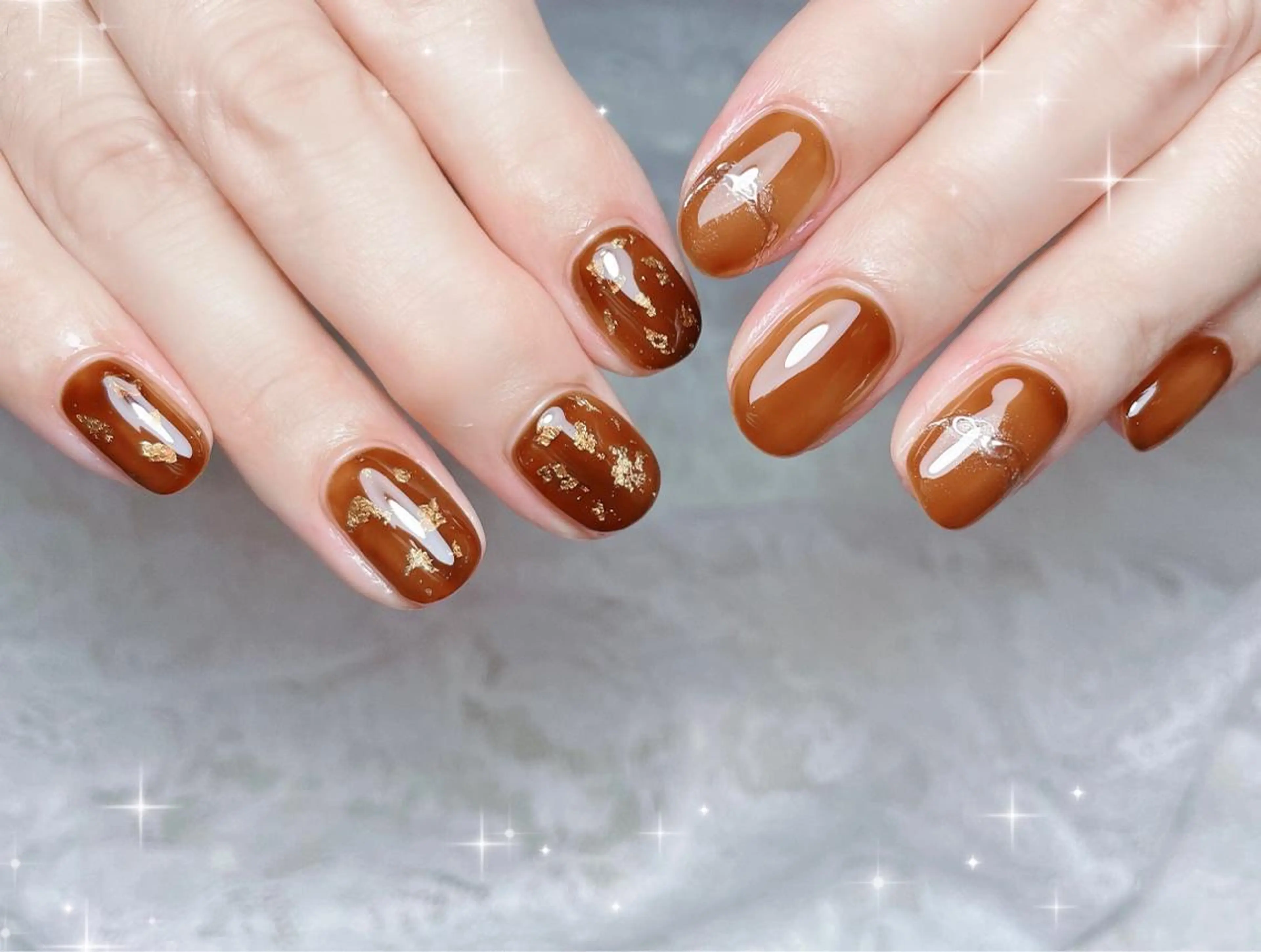 ネイル アートネイル ハンドネイル FLARE NAIL フレアネイルのネイルデザイン