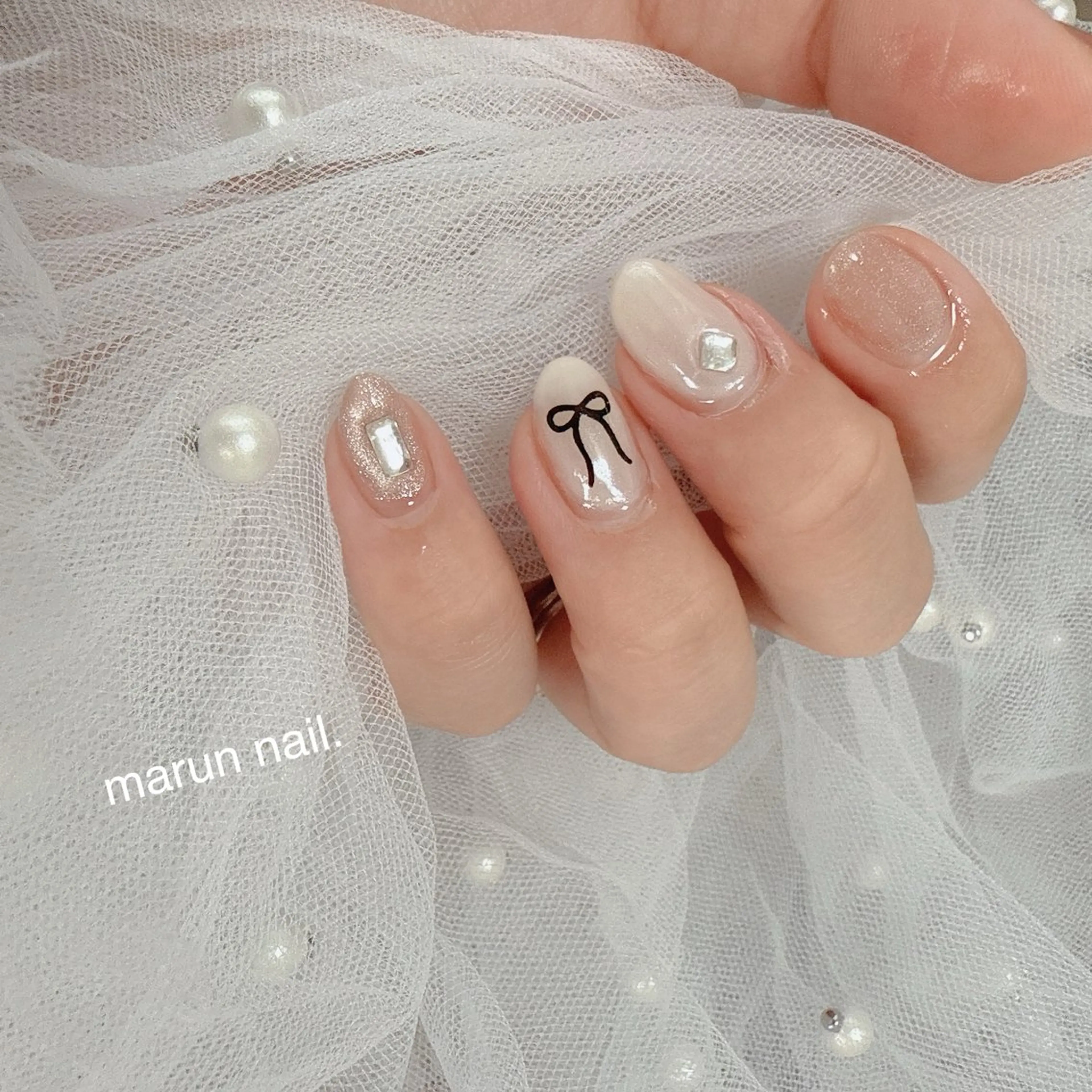 ネイル ハンドネイル marun._ megumi.のネイルデザイン