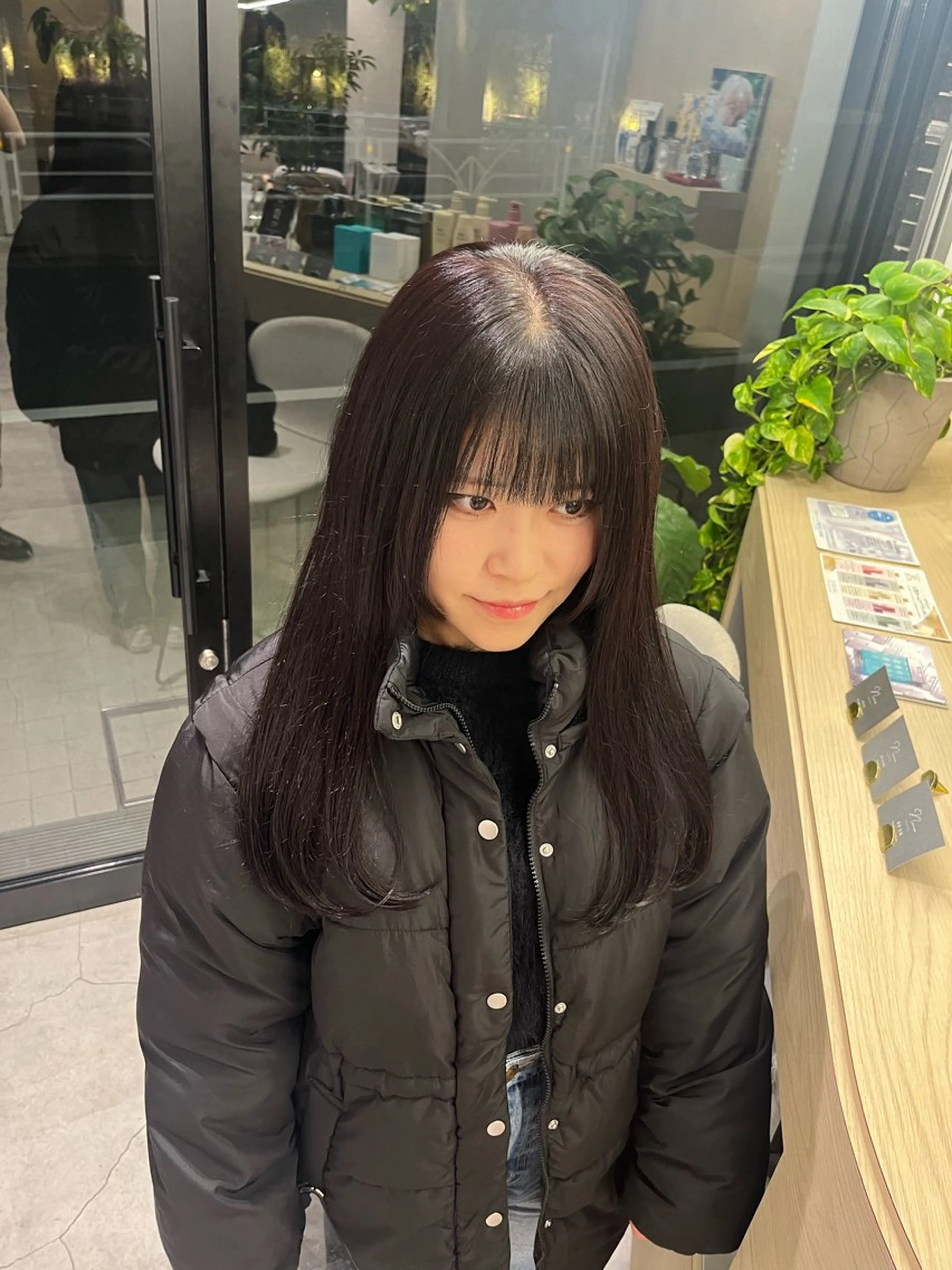 セミロング カラー 結衣/ 透明感カラー🎀のヘアスタイル