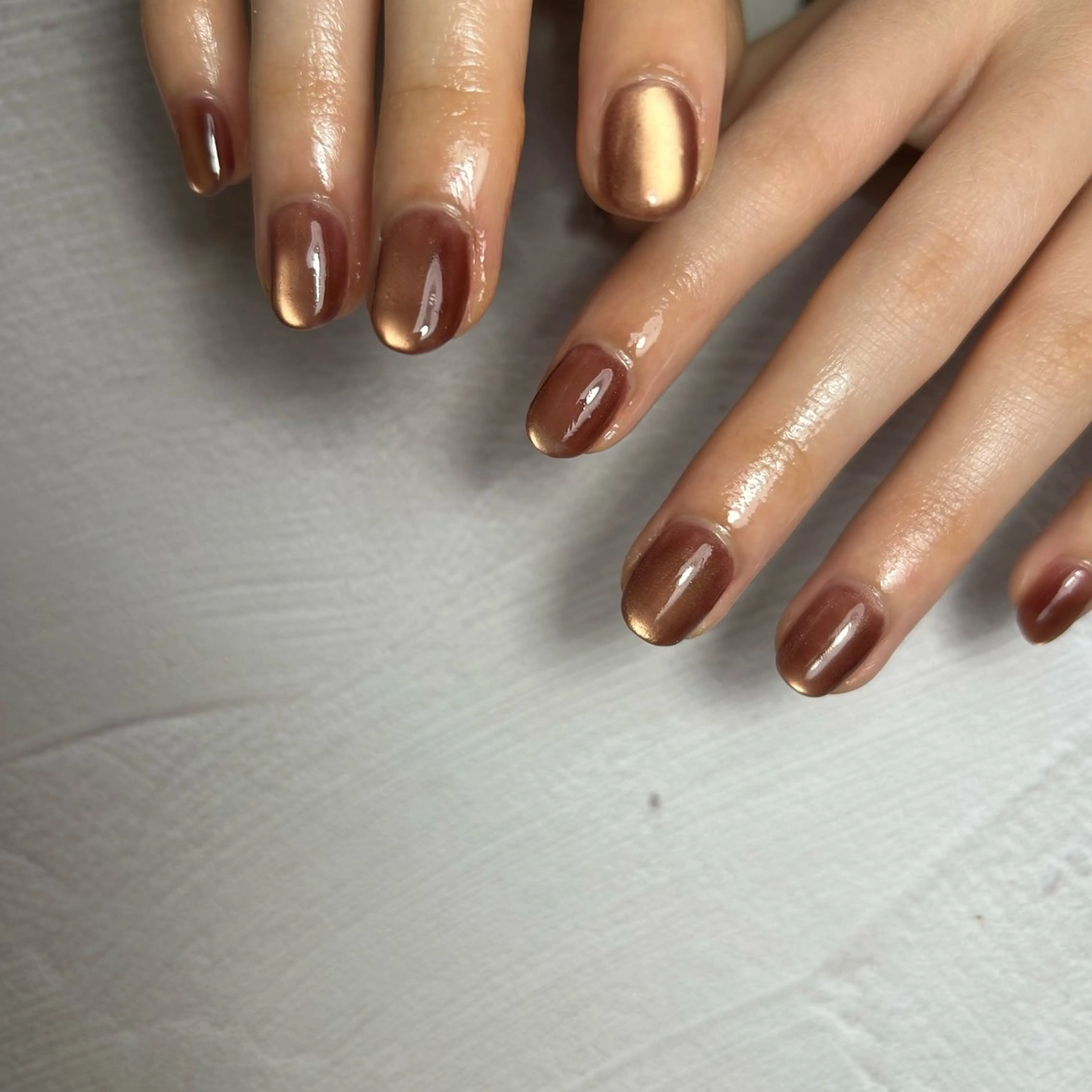 ネイル マグネットネイル ハンドネイル soa.Aika 自爪育成のネイルデザイン