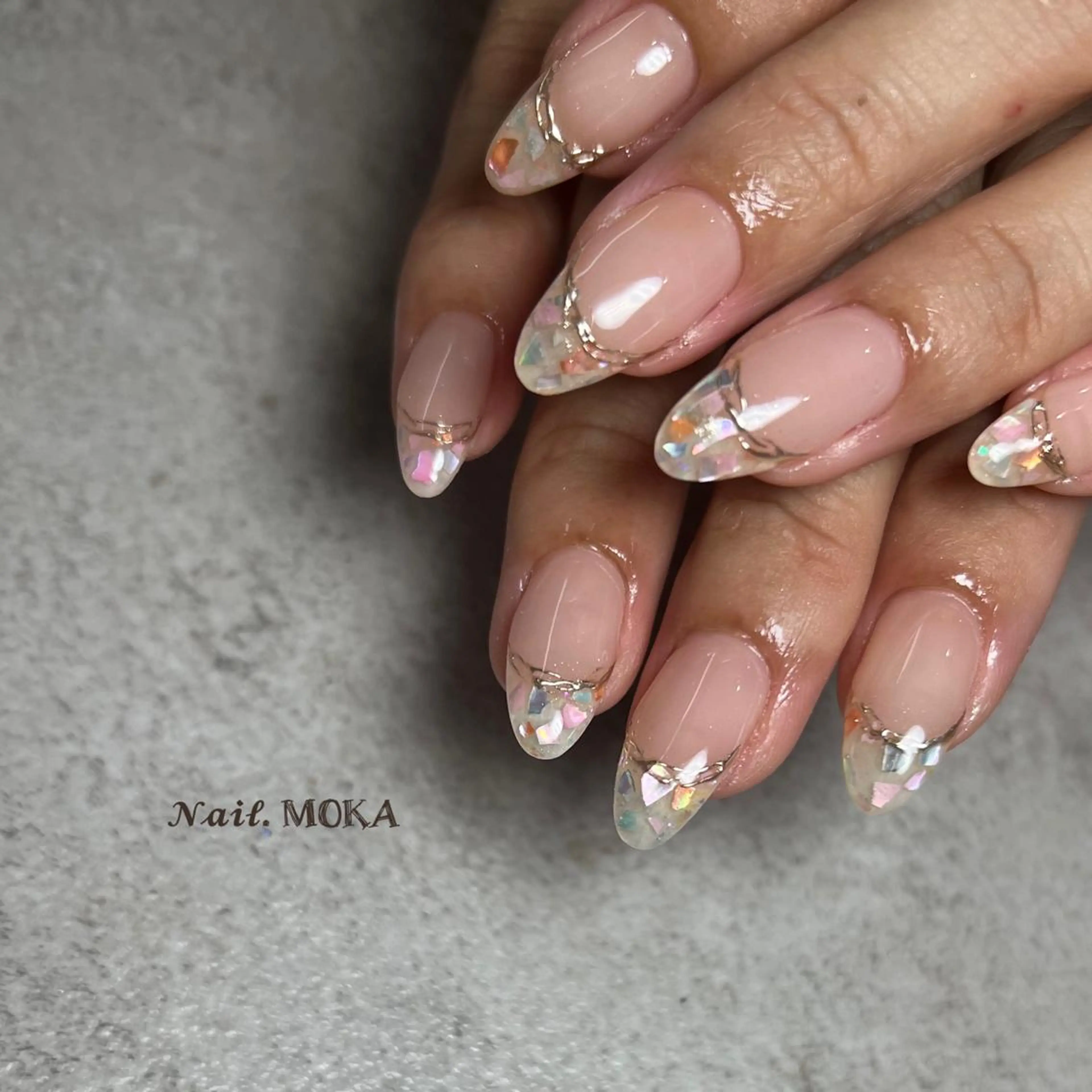 ネイル フレンチネイル nail salon MOKAのネイルデザイン