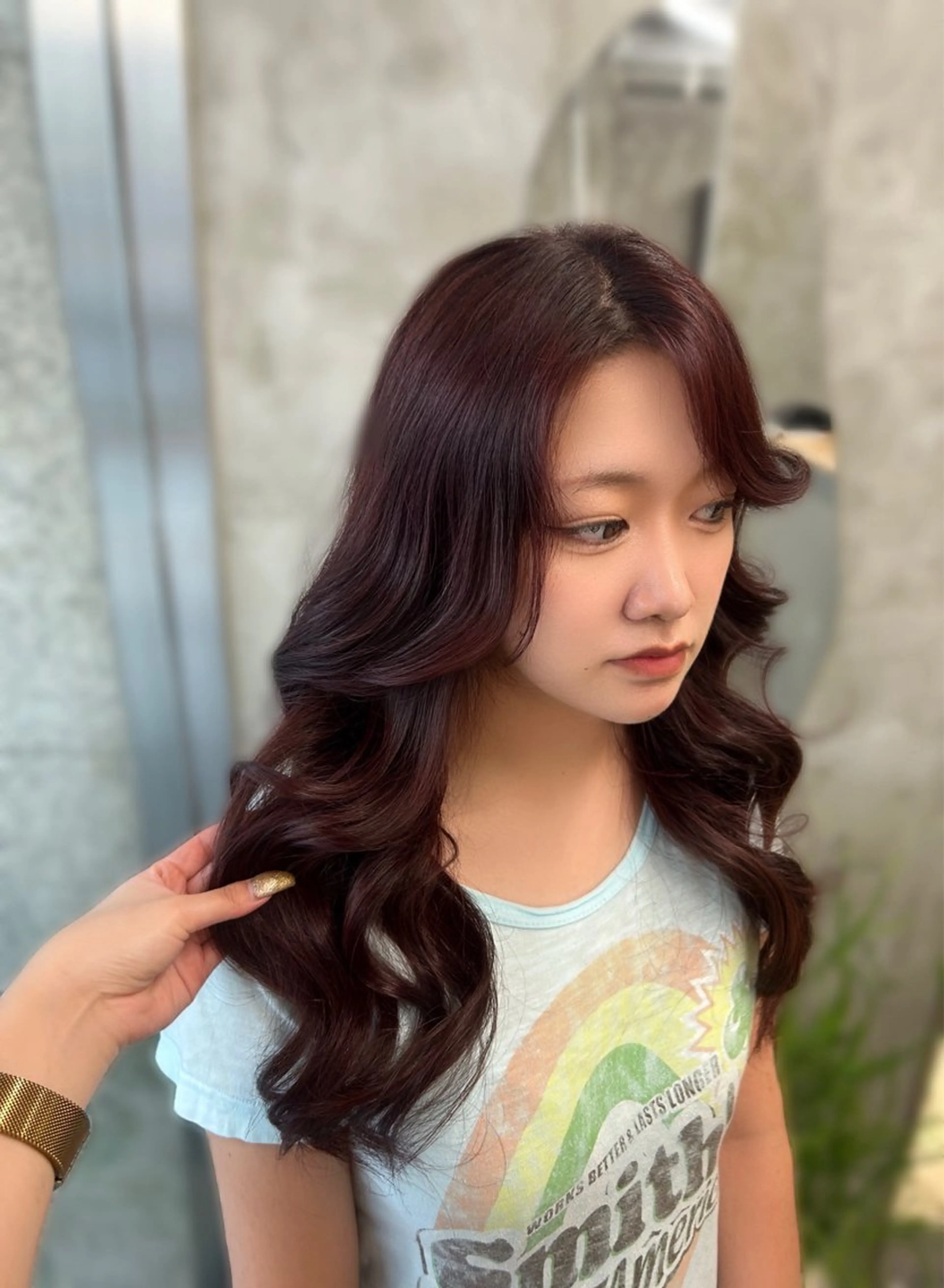 ロング カラー ヘアカラー さわ 🫧🎀のヘアスタイル