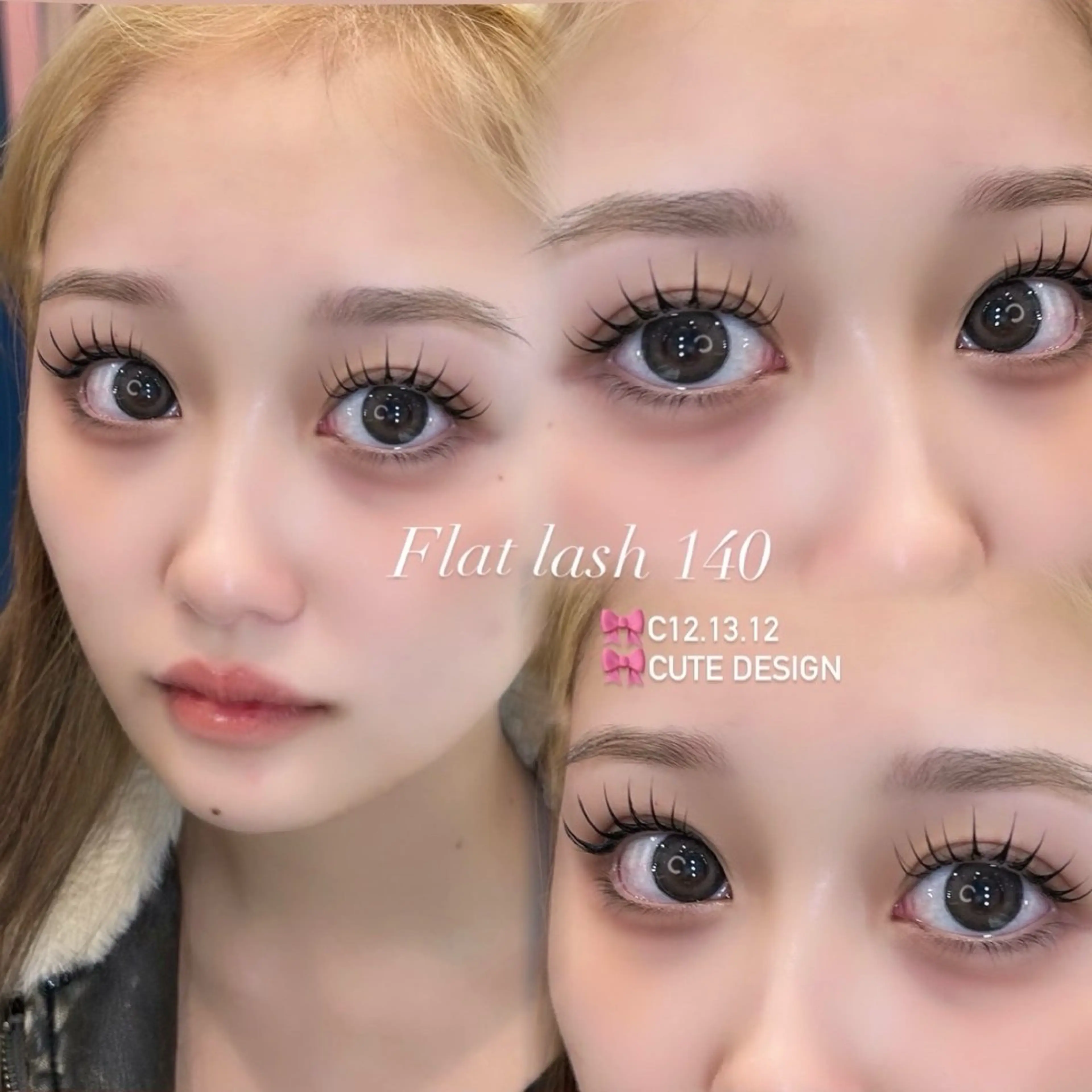 💛美眉wax+フラットラッシュ120本💛コーティング・メイクお仕上げ付き🪽の写真