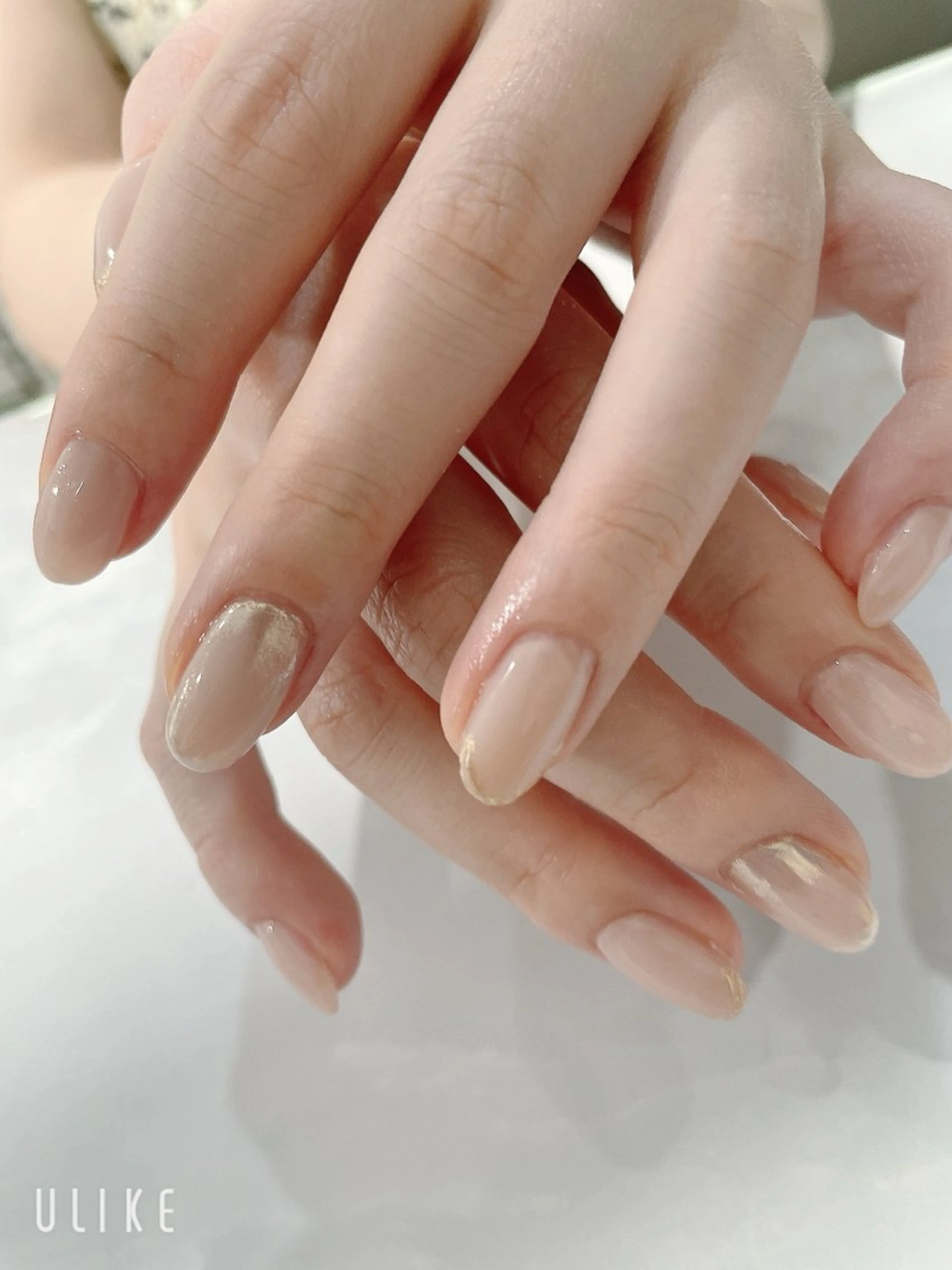 ネイル ニュアンスネイル シンプルネイル ハンドネイル 梶原 久美のネイルデザイン