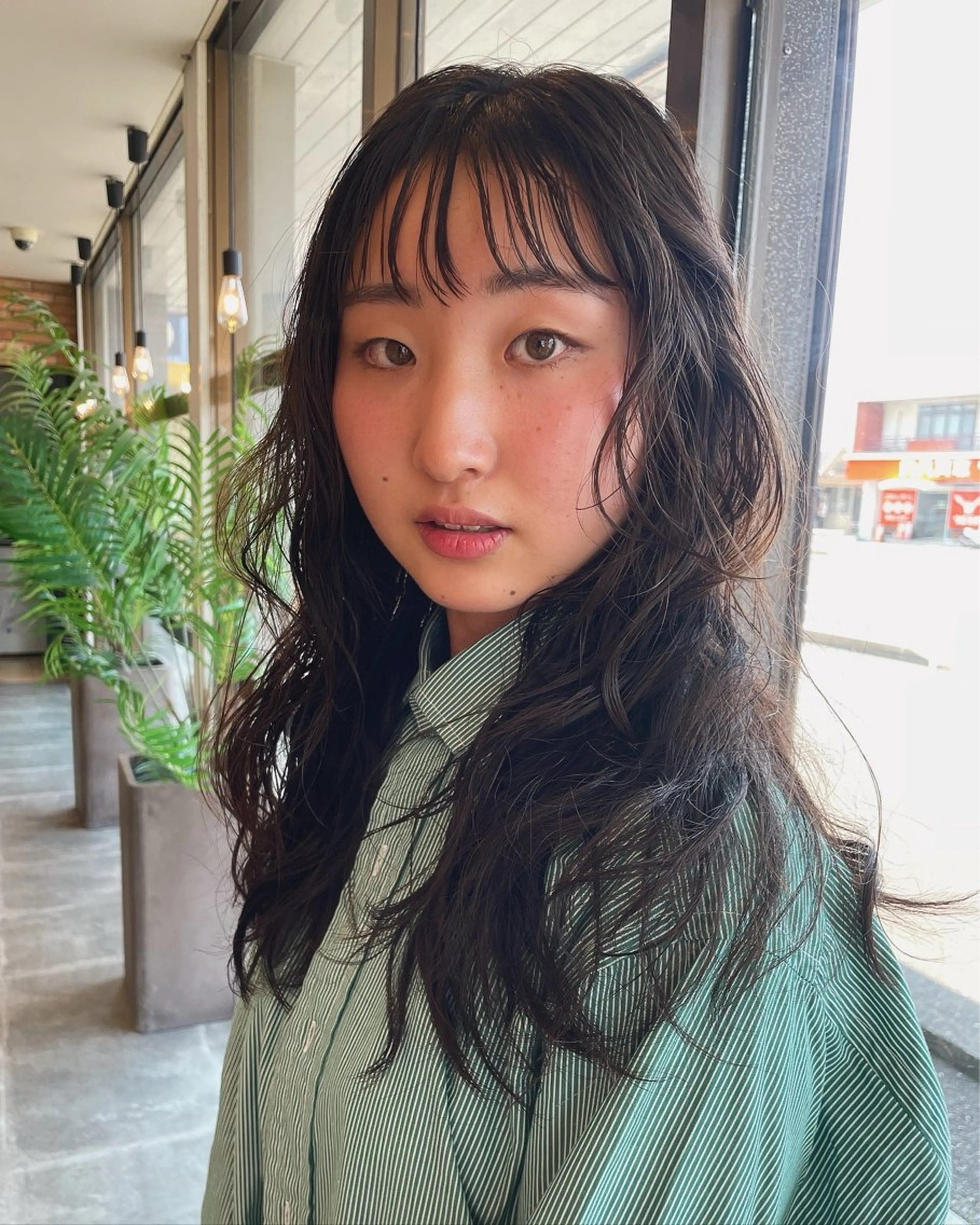 ロング パーマ カット パーマ GUESTs所属・優音 /YUi/パーマのヘアスタイル