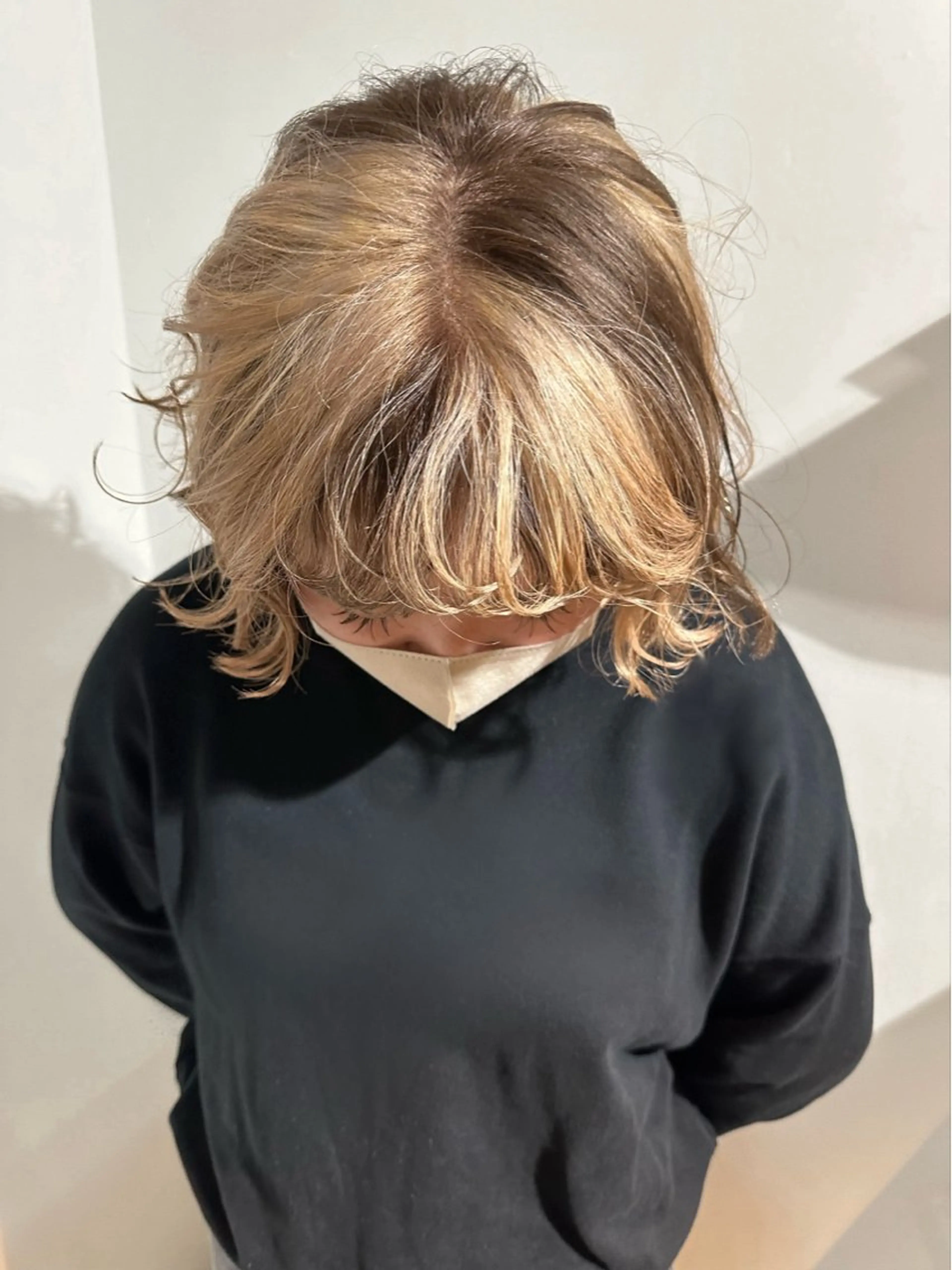 ミディアム カラー パーマ 🎀オイダイラ モモカ🎀のヘアスタイル