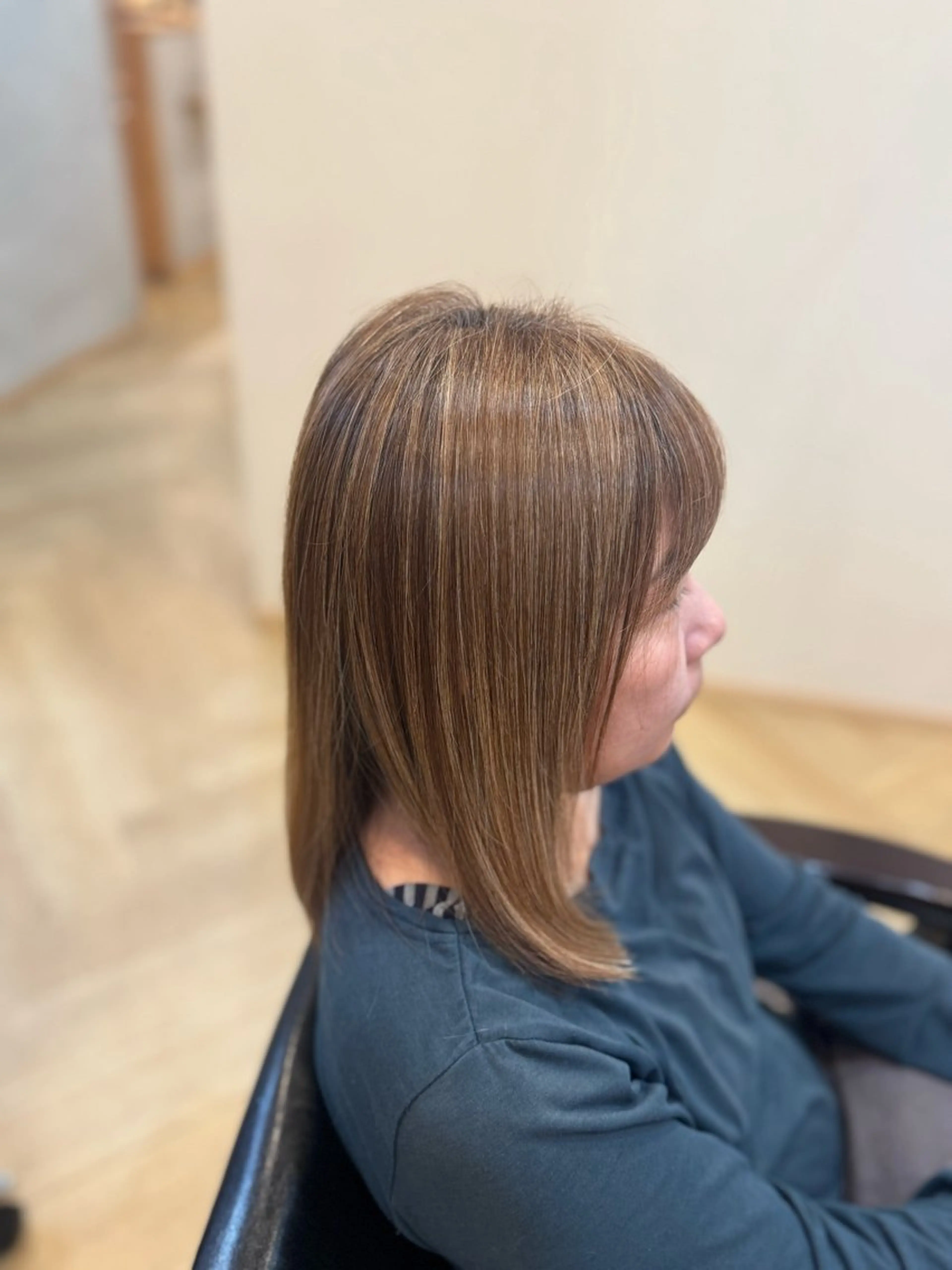 白髪ぼかしカラーの写真