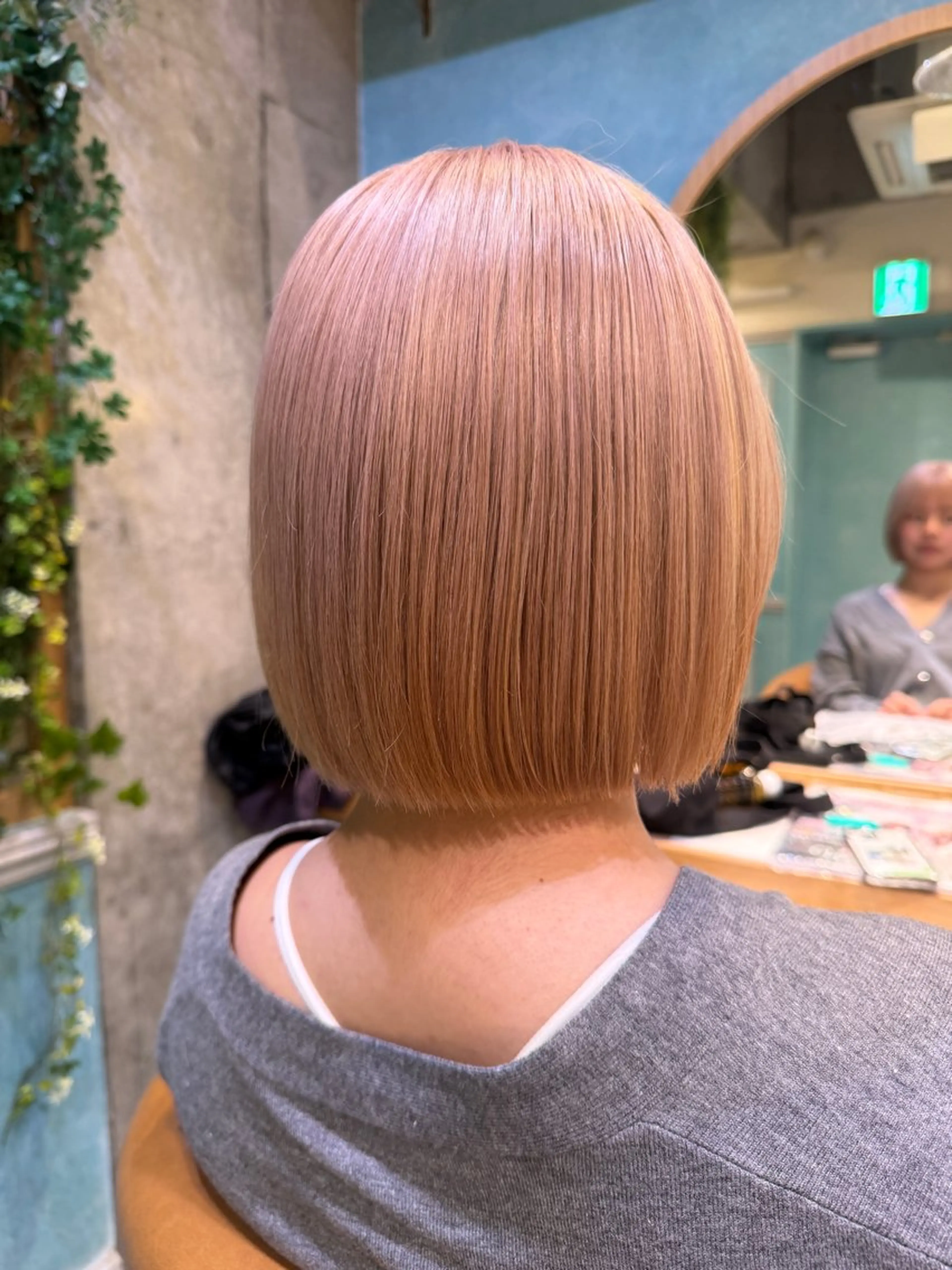 ショート カラー カット トリートメント ❤️ブリーチ/暖色/ カラー/大宮のヘアスタイル