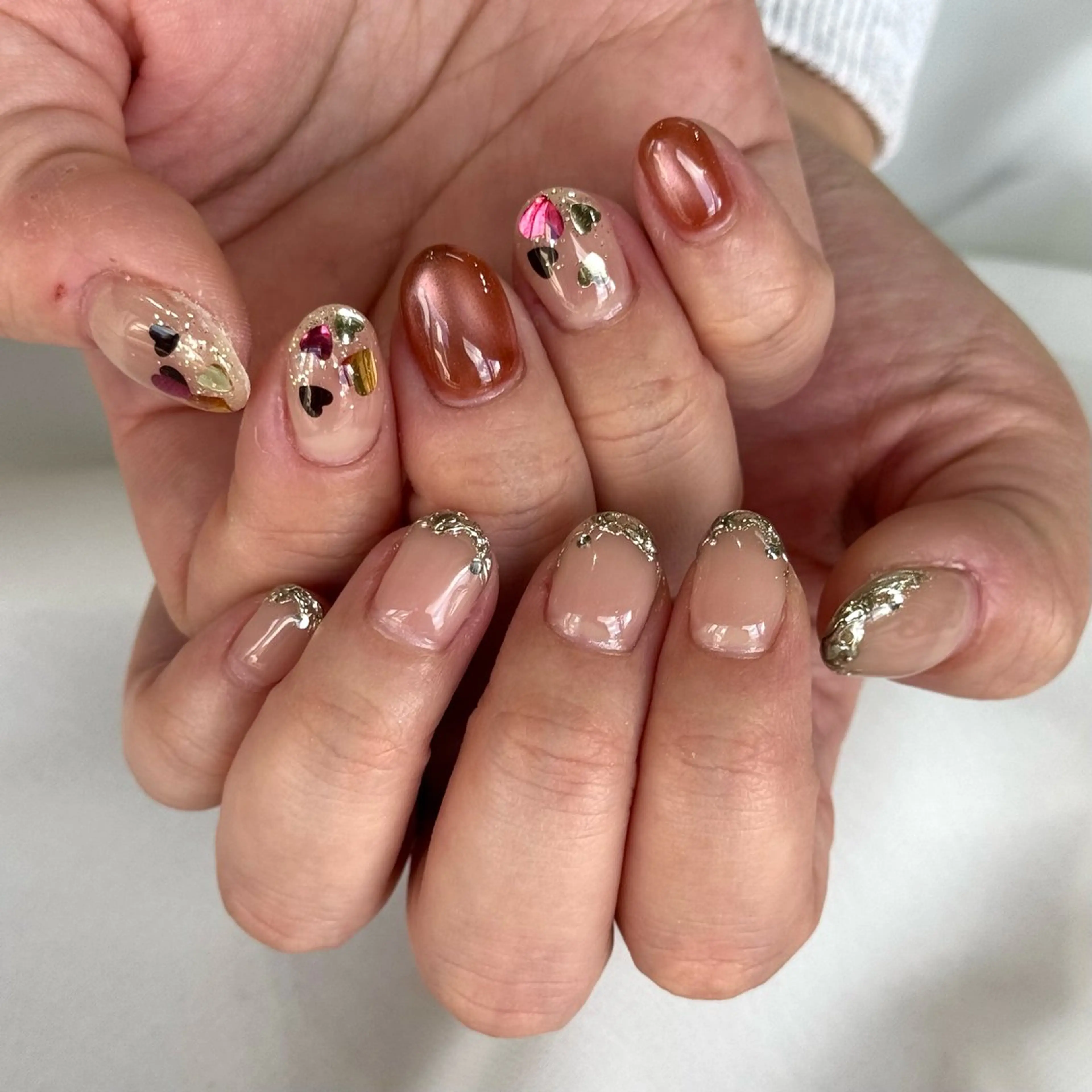 ネイル 持ち込み ハンドネイル HARUKA ネイリスト福岡/薬院のネイルデザイン