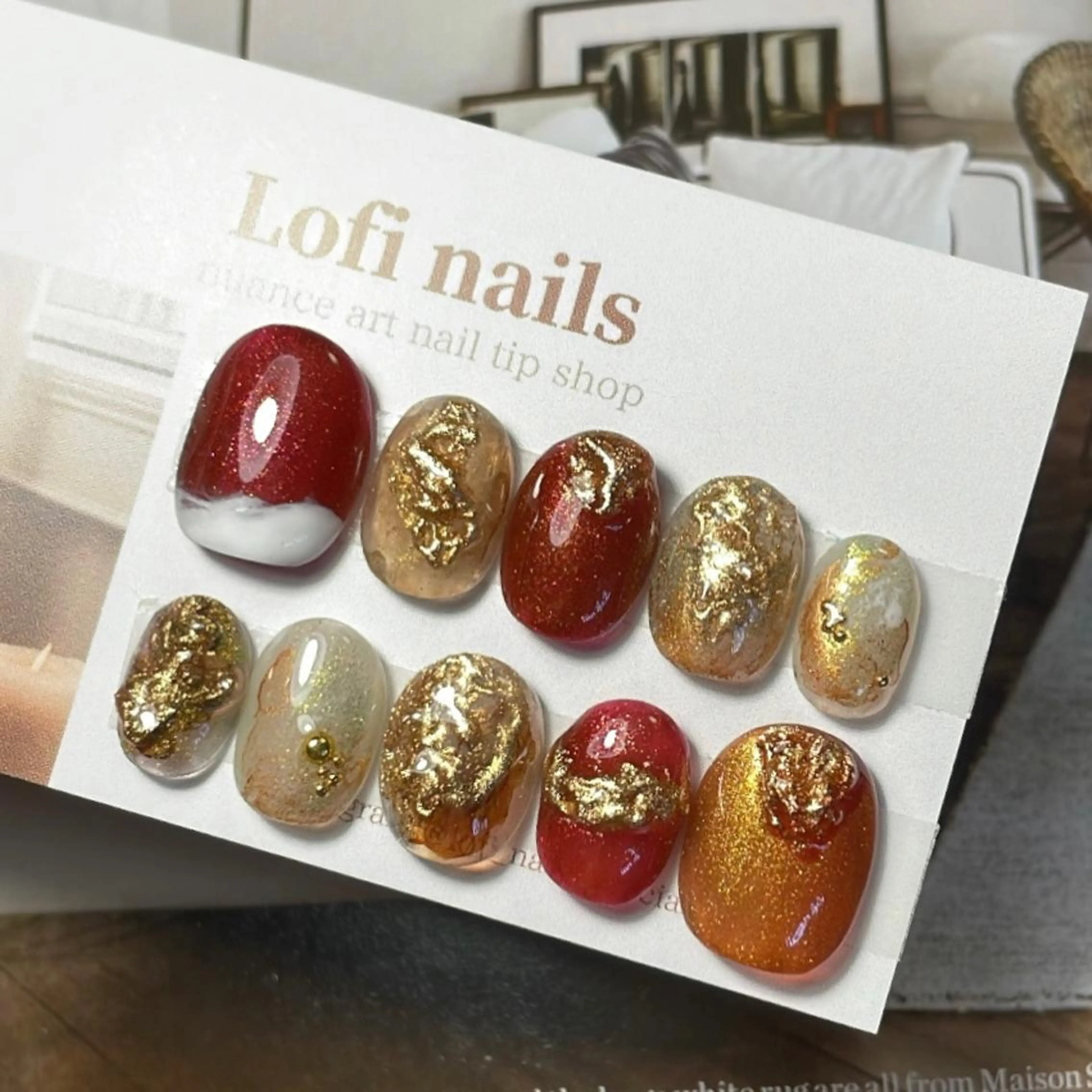 ネイル 成人式 ネイルチップ Lofinails ちひろのネイルデザイン
