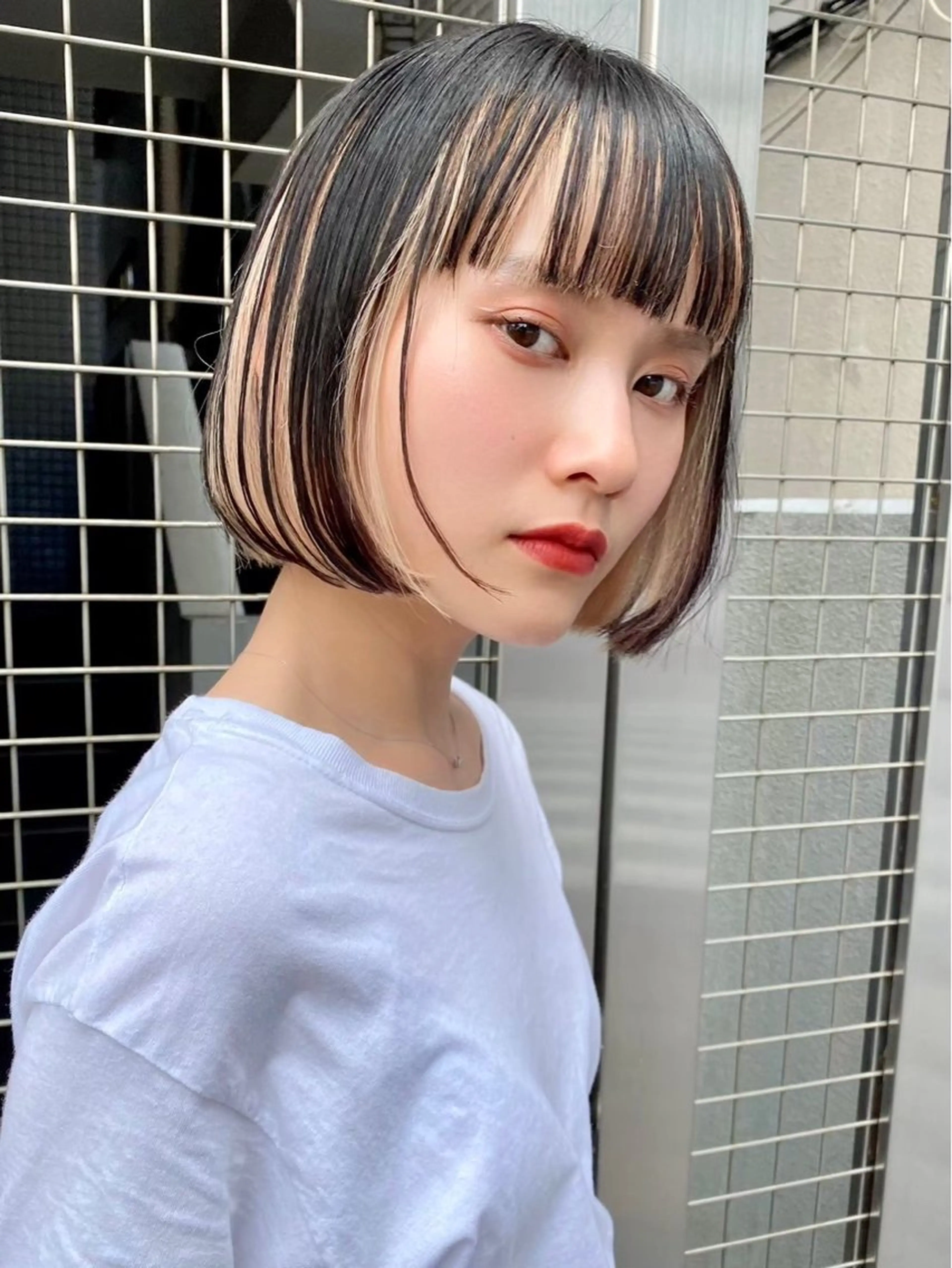 ミディアム カラー メンズ特化/ パーマChihoのヘアスタイル