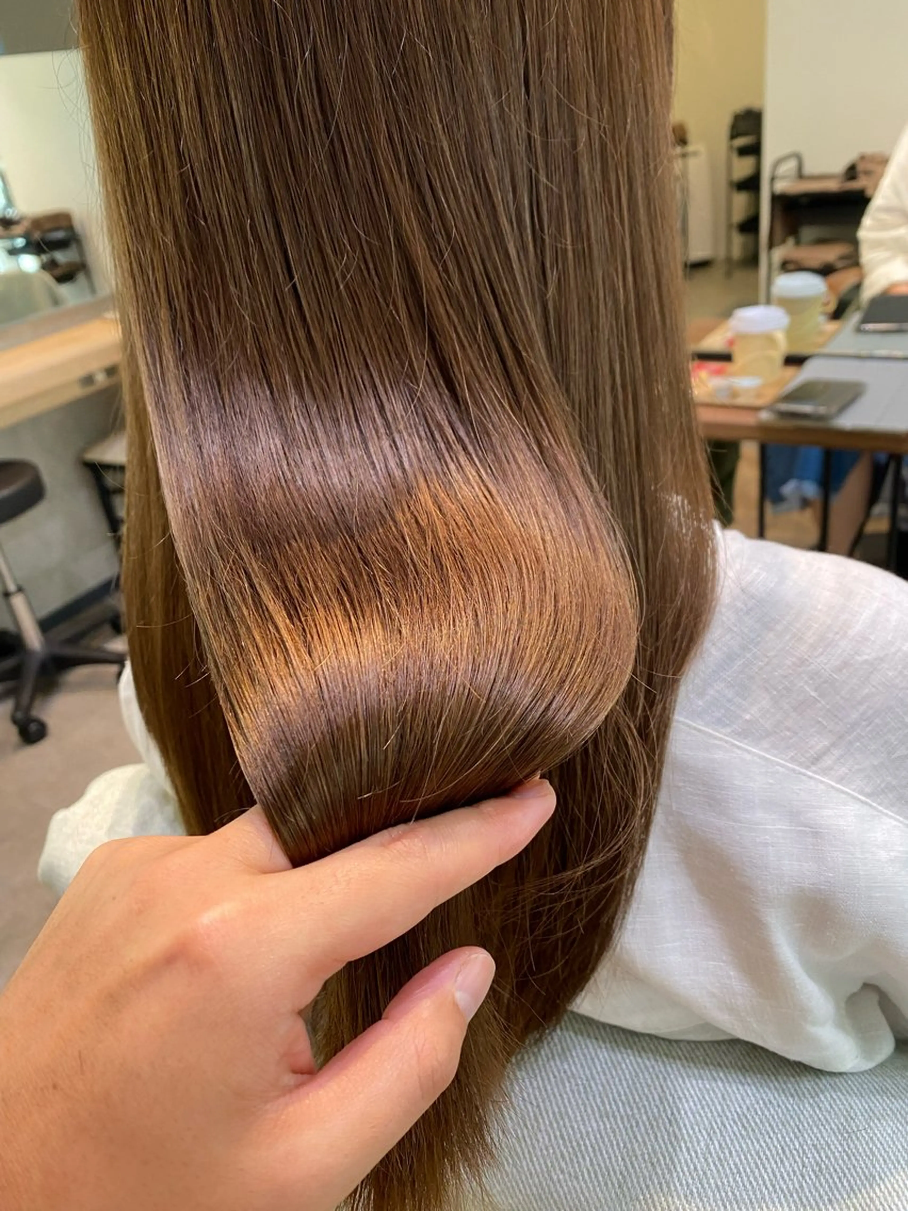 ロング カラー ヘアカラー トリートメント 新宿 / Aujua ｿﾑﾘｴ🫧森田涼介のヘアスタイル