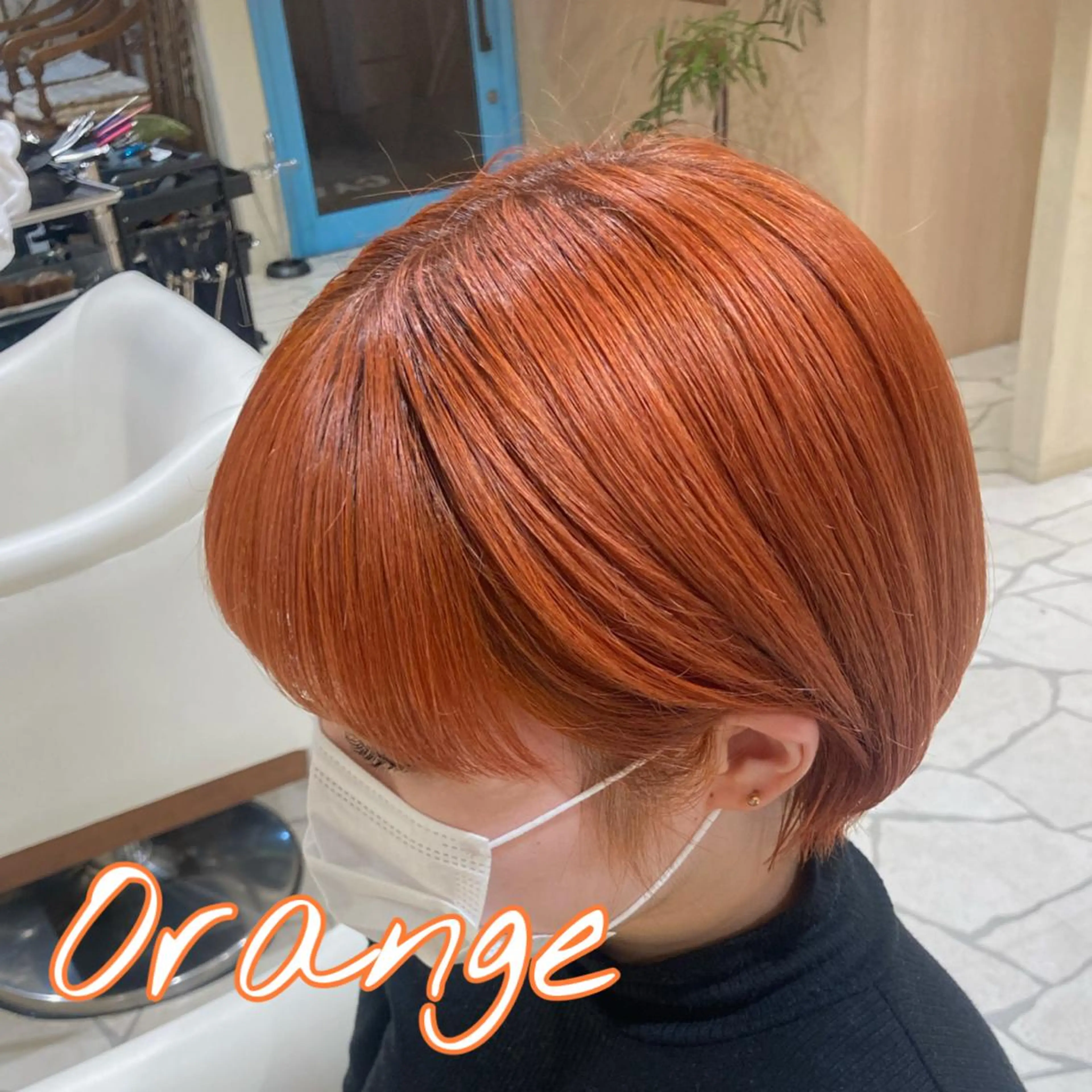 ショート カラー ブリーチ ショートヘア CYAN.栄店所属・パーマ/髪質改善 【榎本千夏】のヘアスタイル