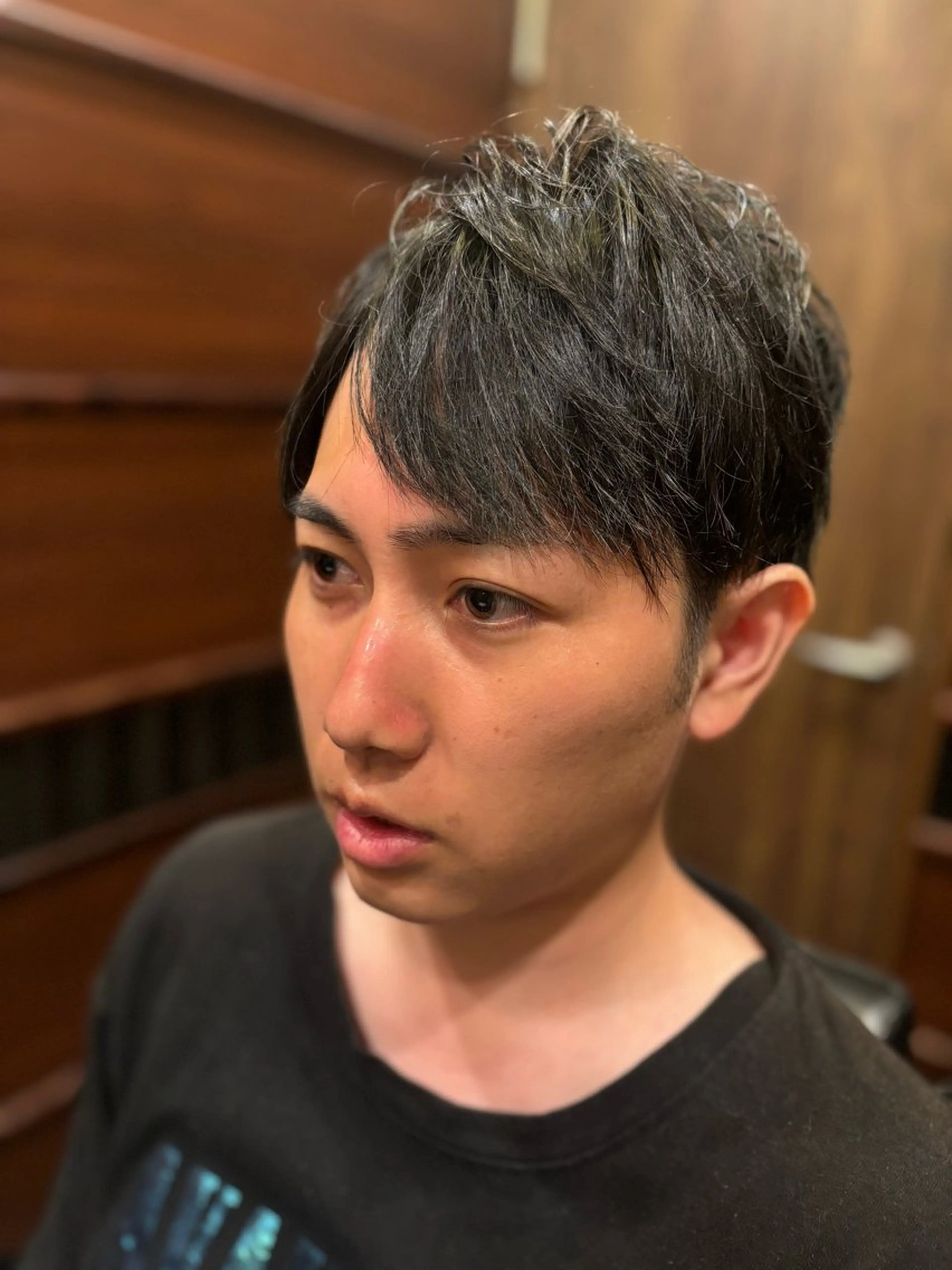 ミディアム 大野 貴登のヘアスタイル