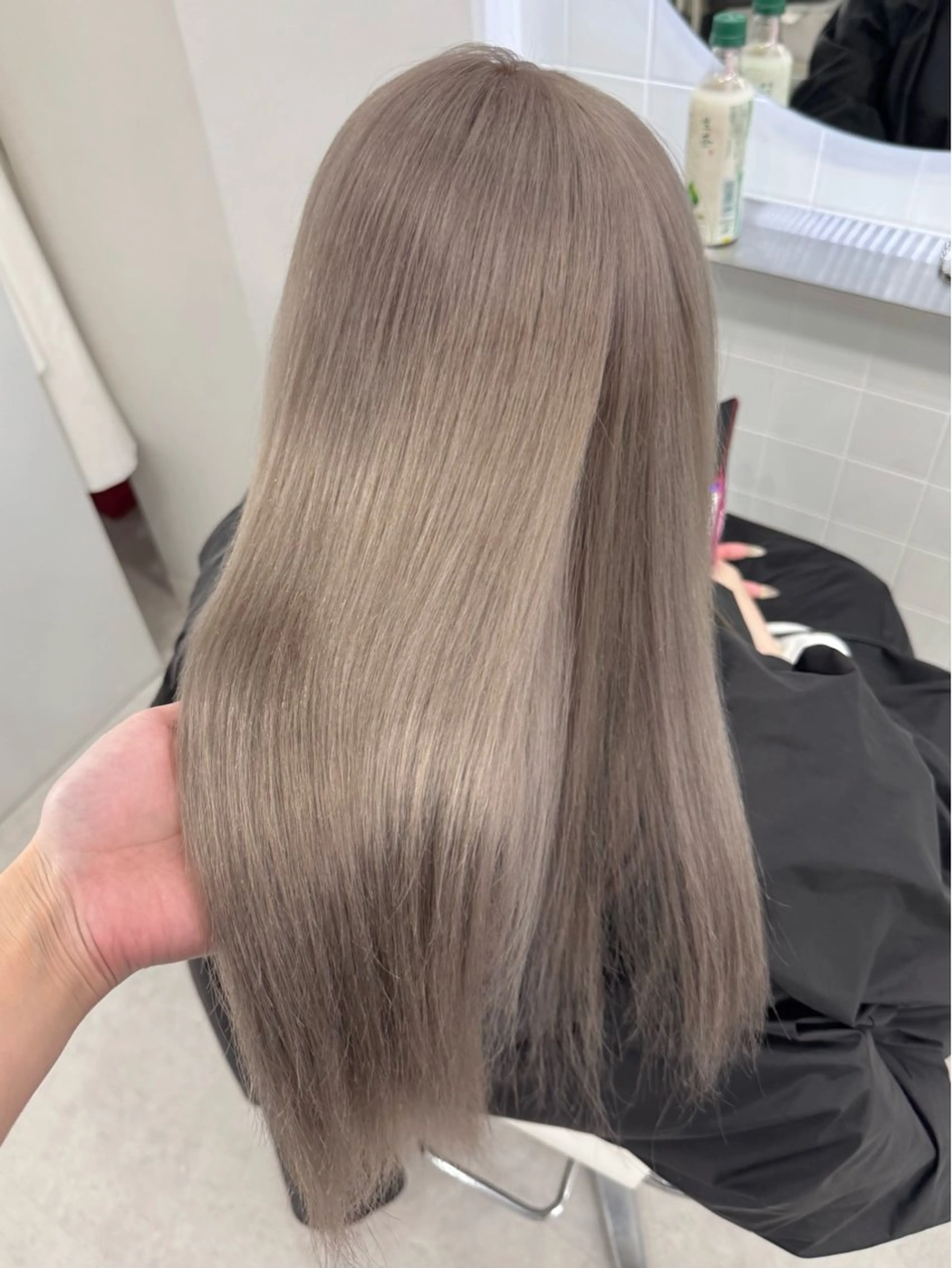 ロング カラー ヘアカラー トリートメント エクステモデル募集 💗大阪梅田/川上のヘアスタイル