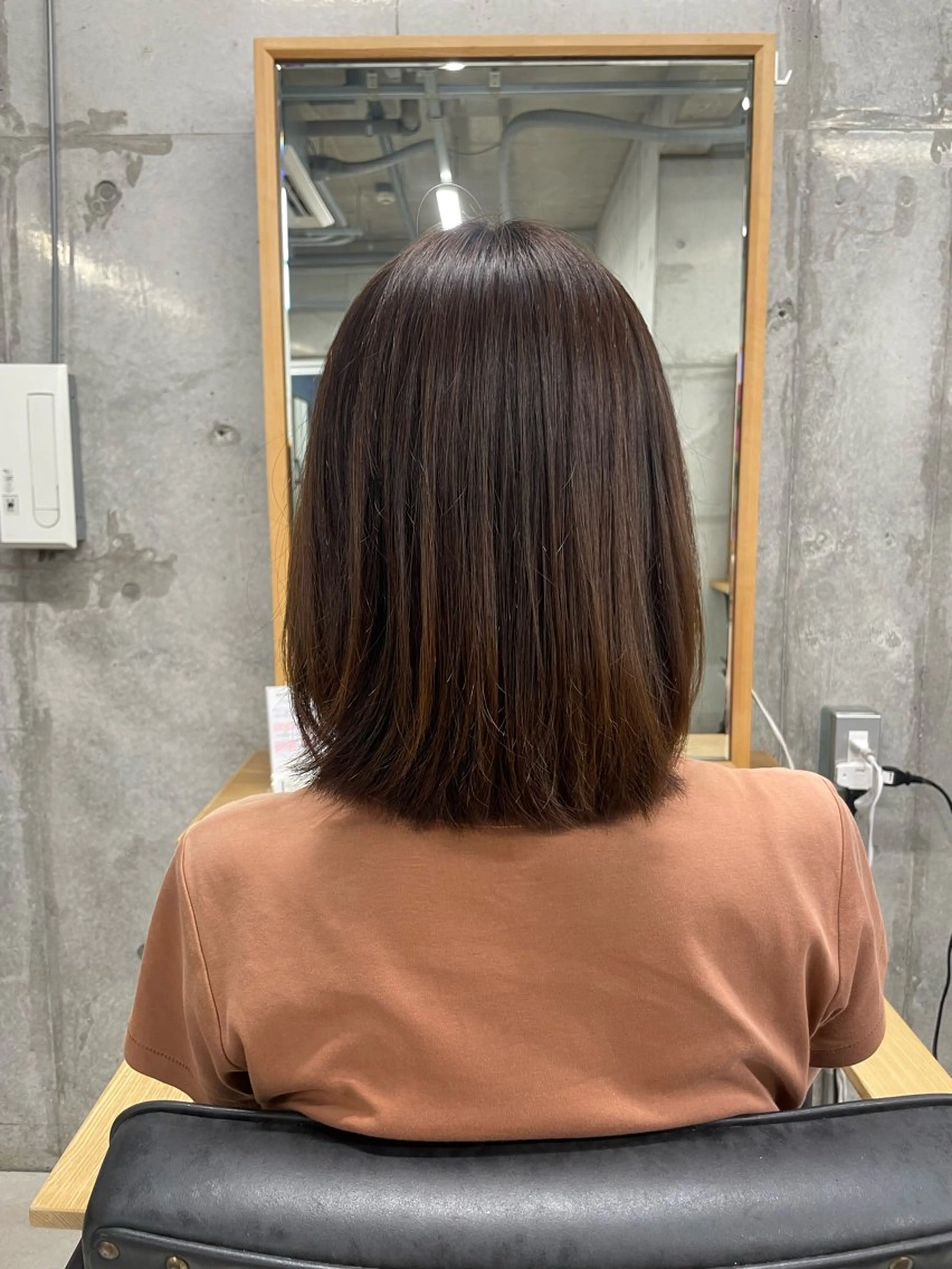 ミディアム 江頭 暁のヘアスタイル