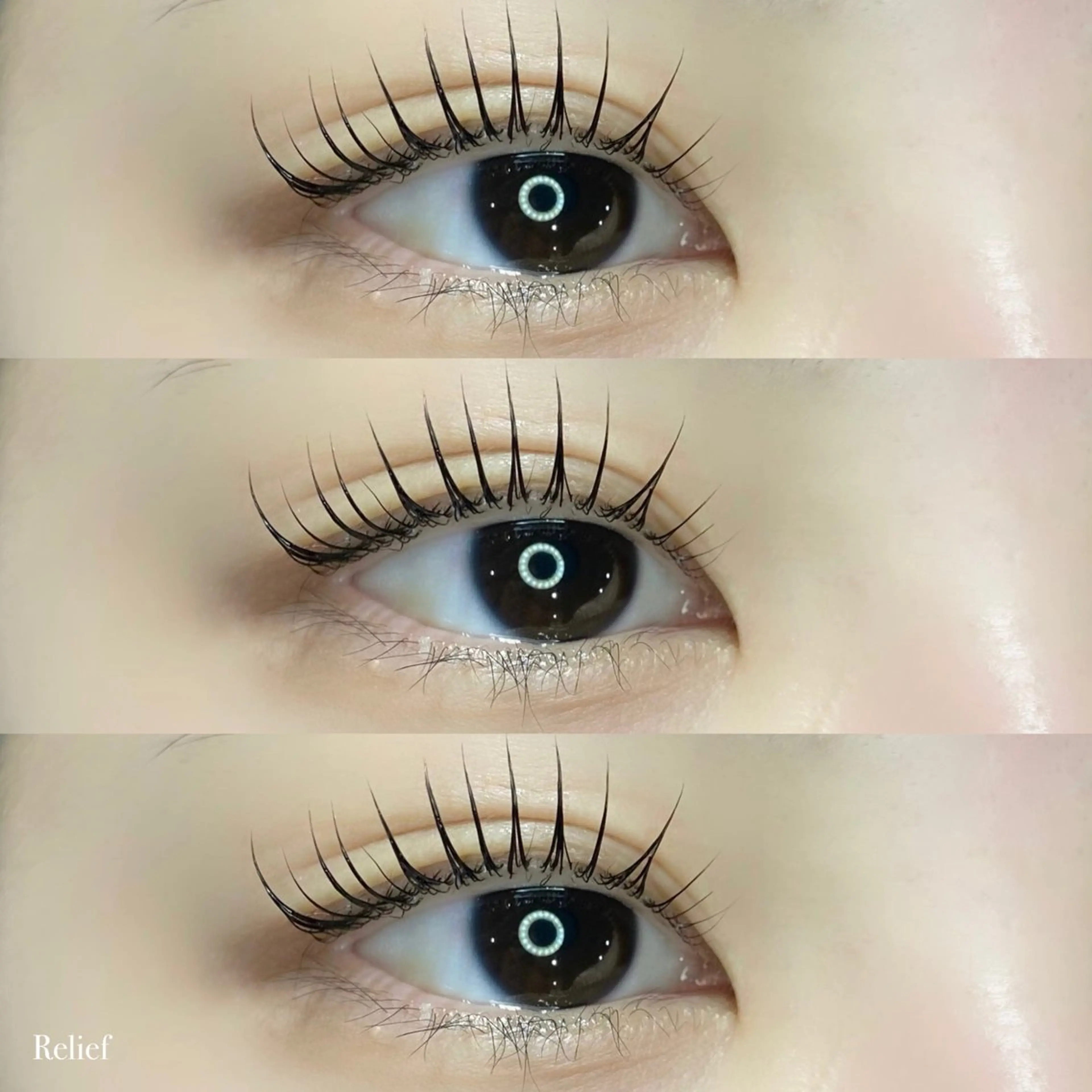 ★まつ毛パーマ上★アイリスト育成スクール生徒練習モデルの写真