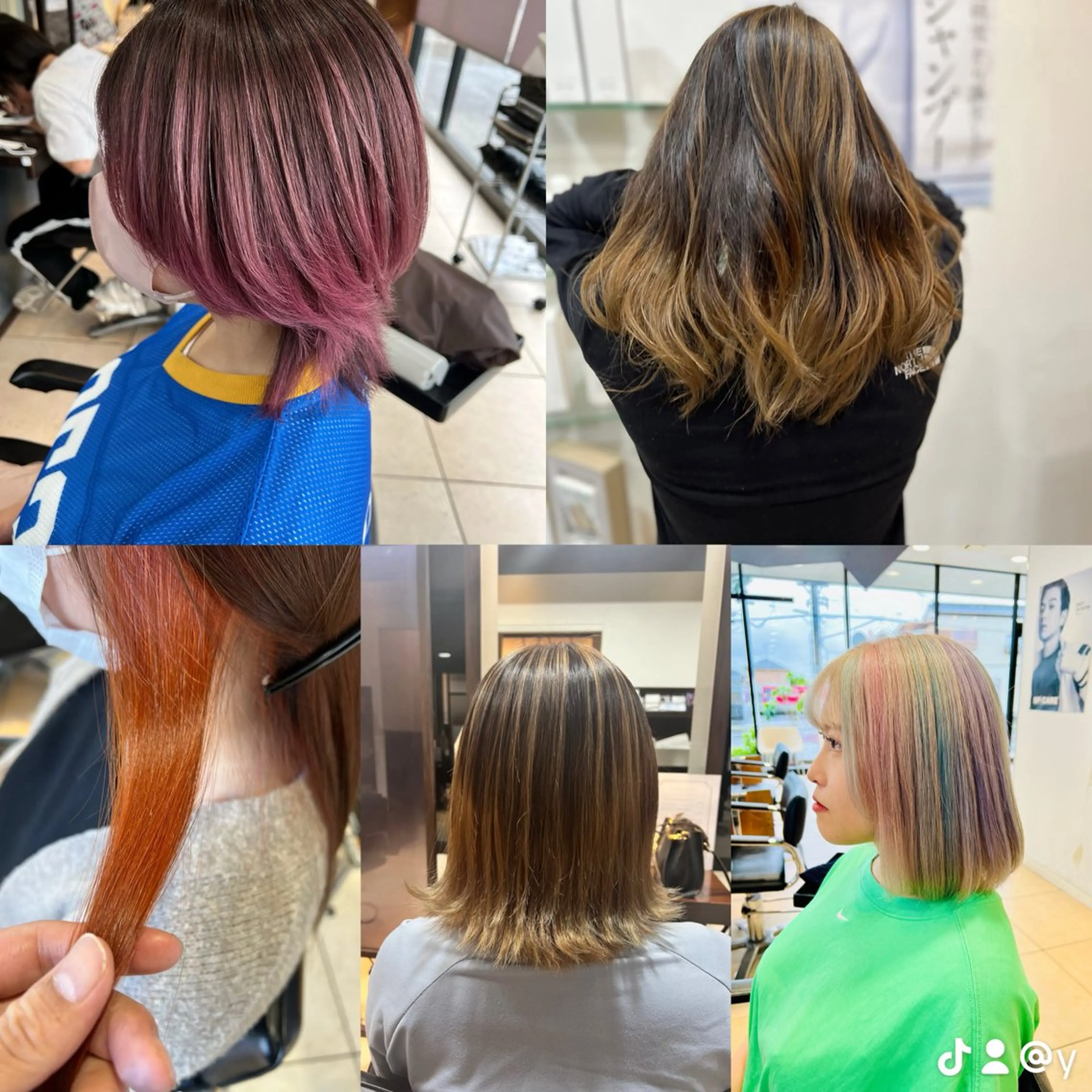 ミディアム カラー OPERA 赤塚のヘアスタイル