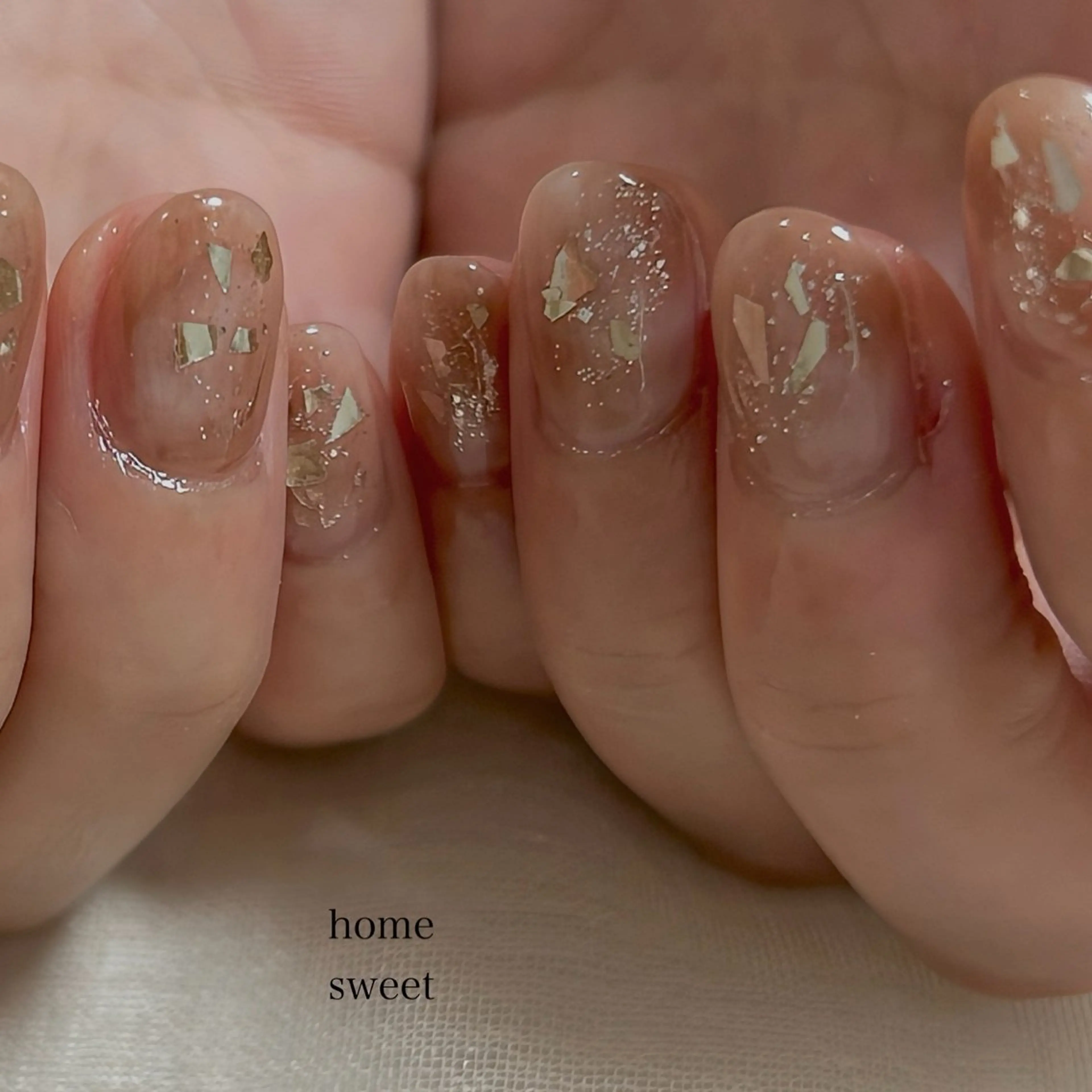ショート ハンドネイル ショートネイル. Home sweetのネイルデザイン