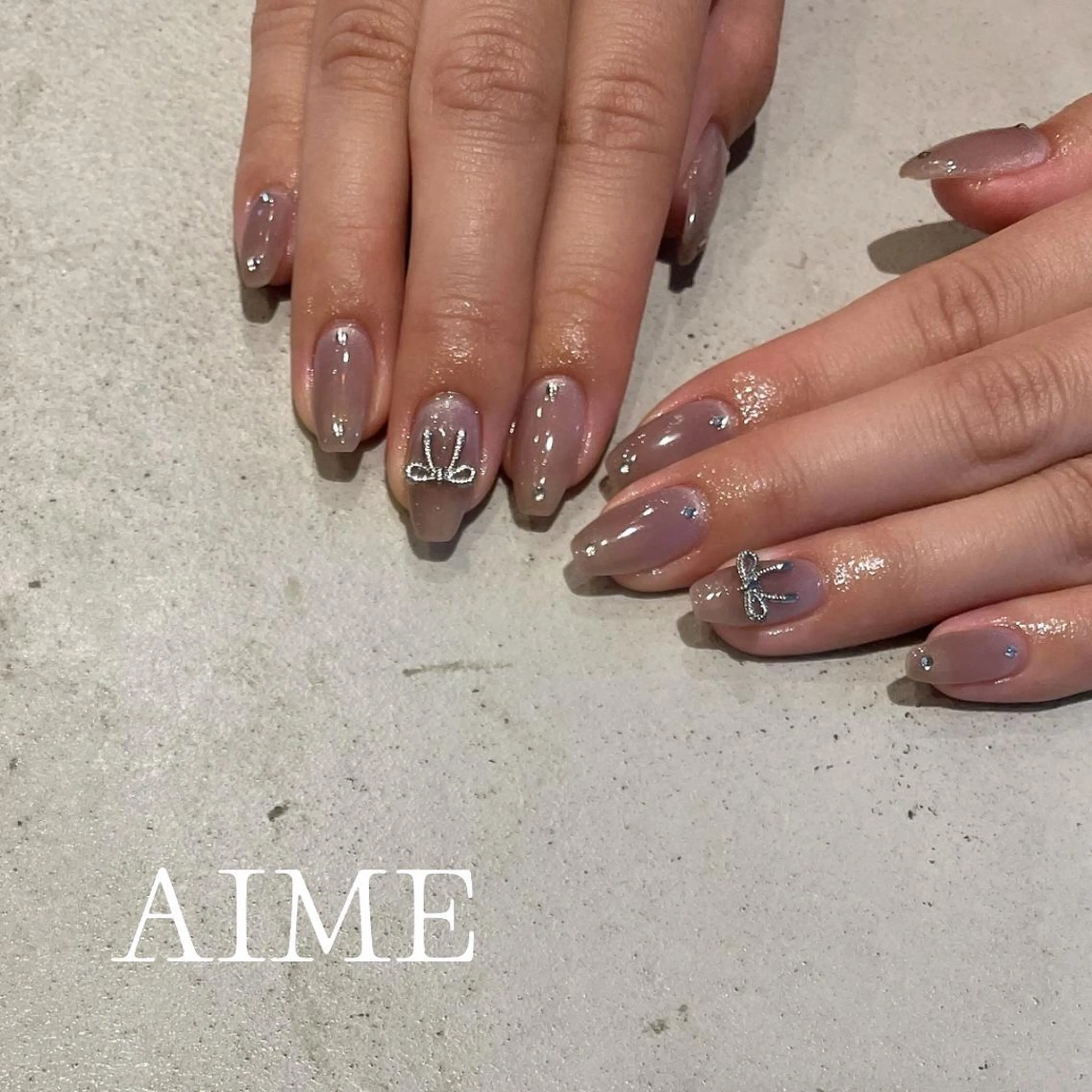 ネイル アートネイル ハンドネイル AIME （momo）のネイルデザイン