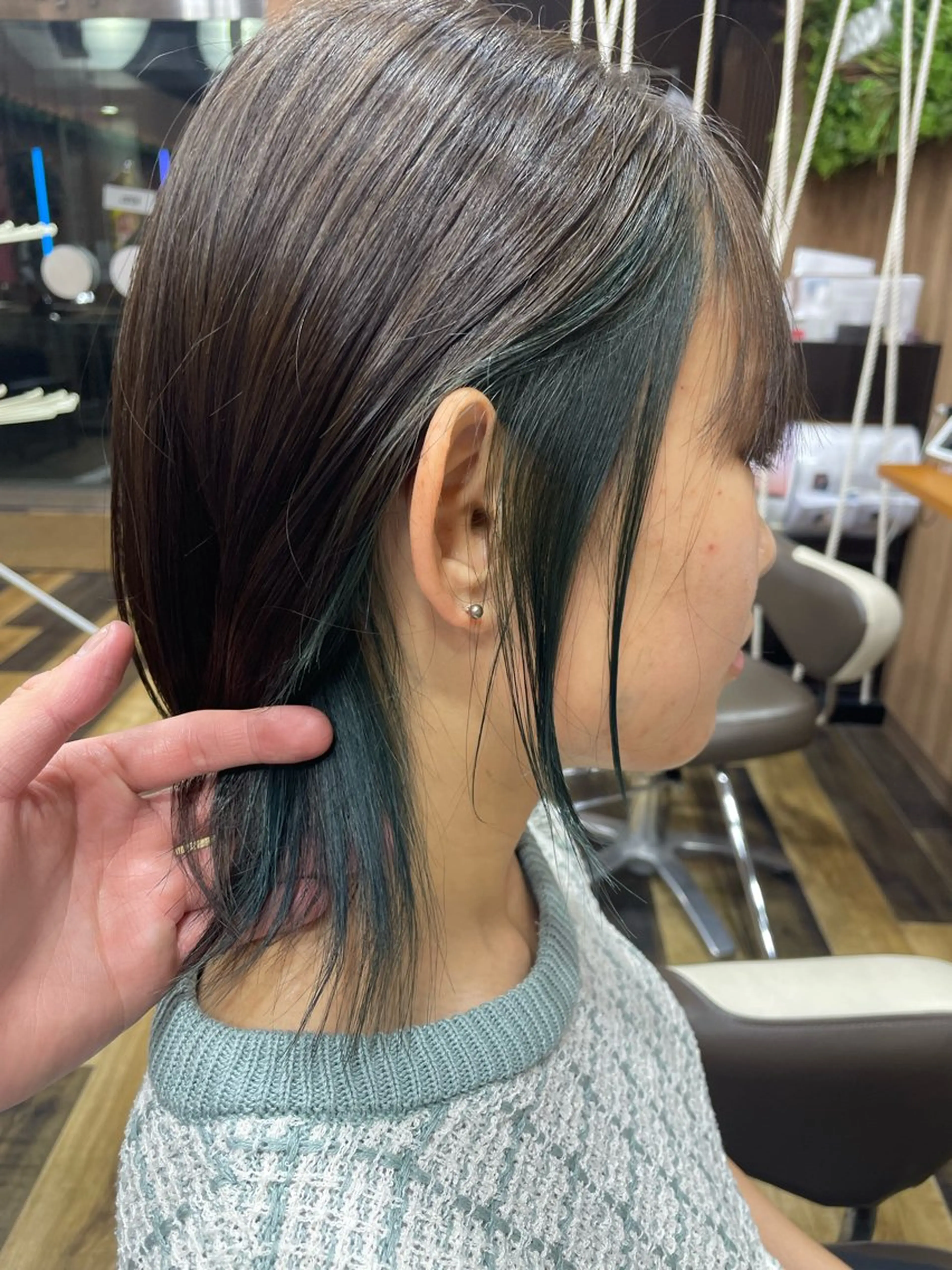 ミディアム カラー カット ヘアカラー トリートメント 山際勇策 /岐阜美容師のヘアスタイル