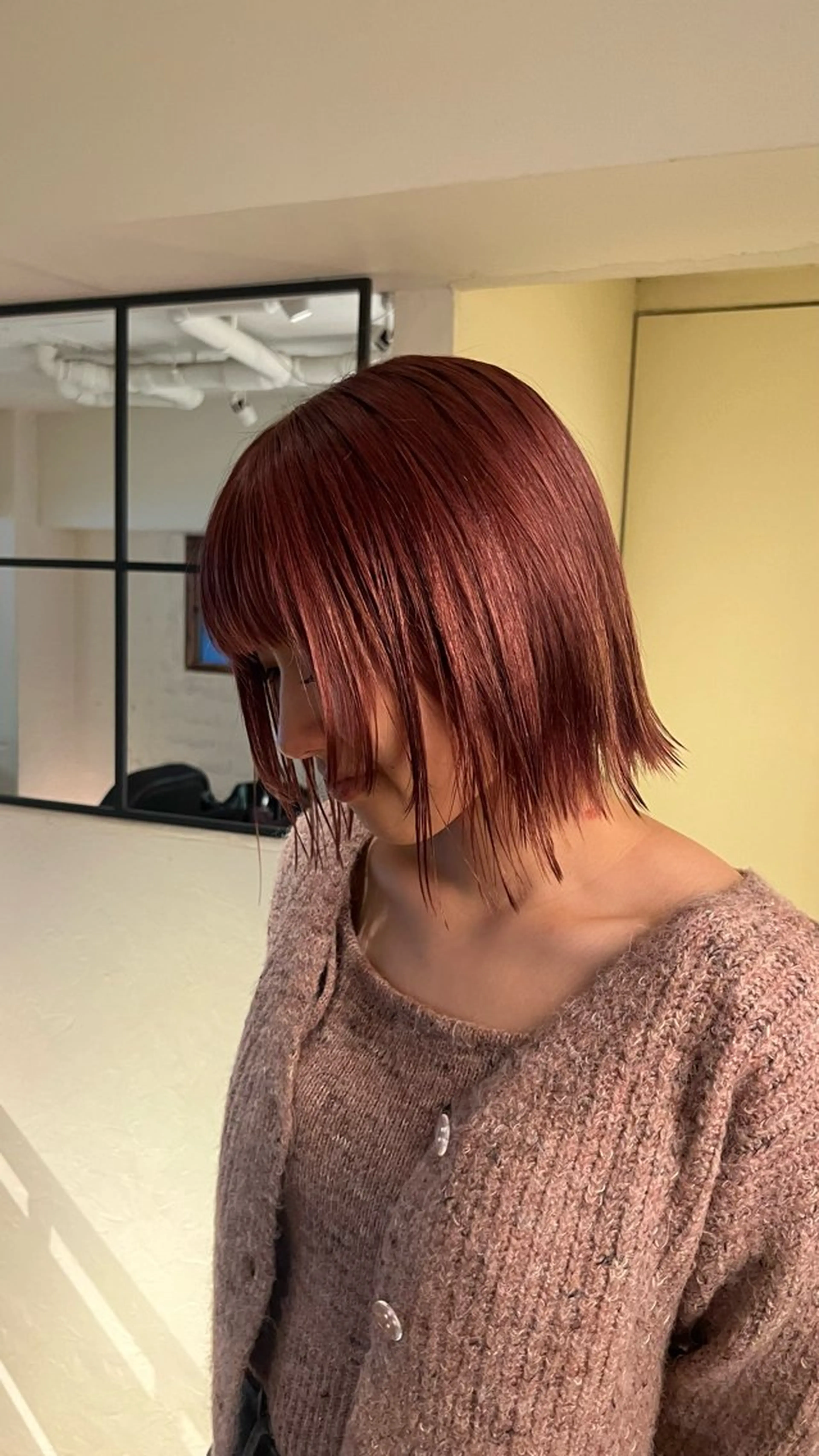 ショート カラー 加藤好/カットモデル /暖色カラー🍒🧡のヘアスタイル