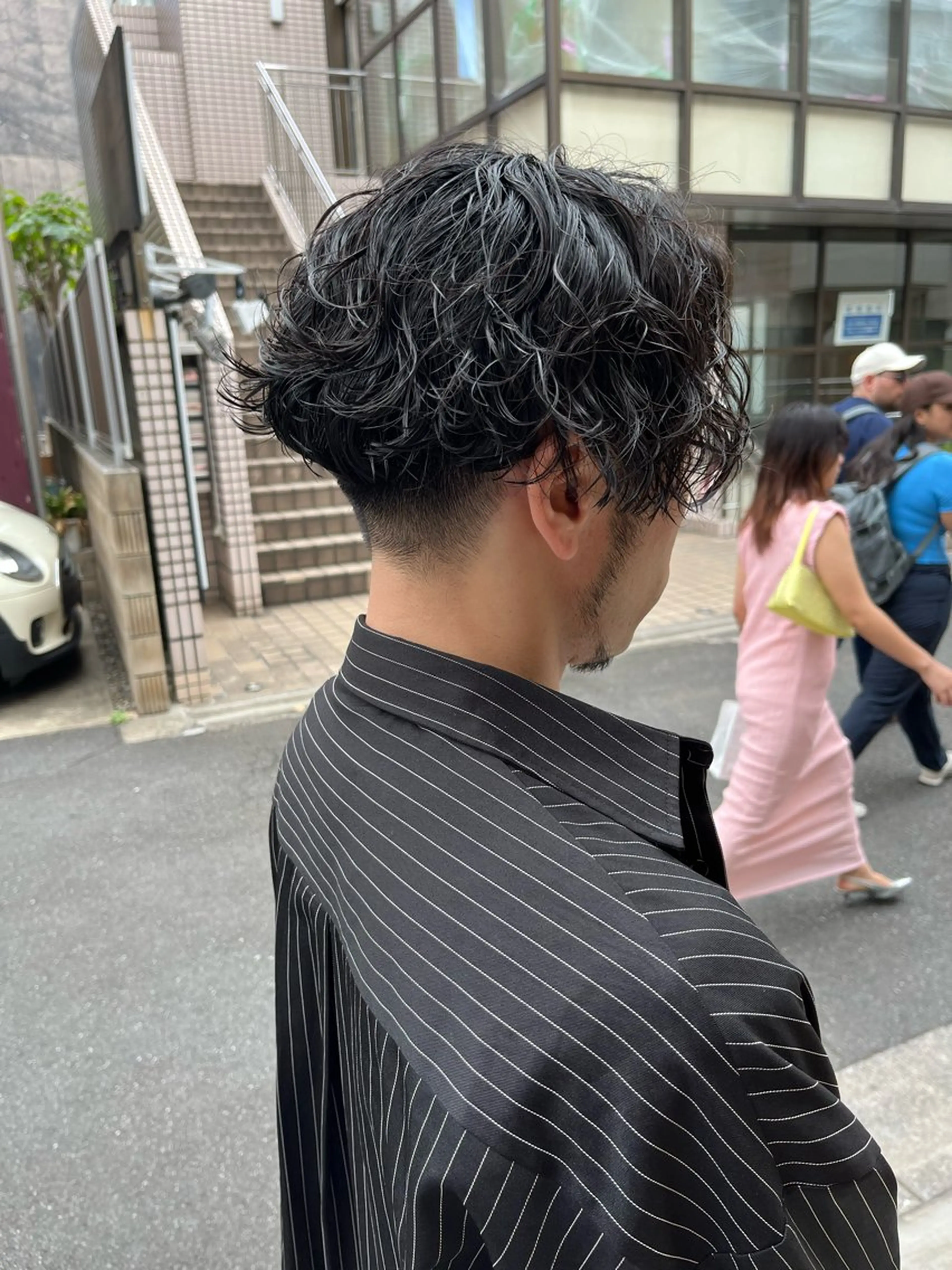 パーマ メンズ カット パーマ トリートメント ヘアセット ハイトーン/美髪矯正 🍃大江拓実のヘアスタイル