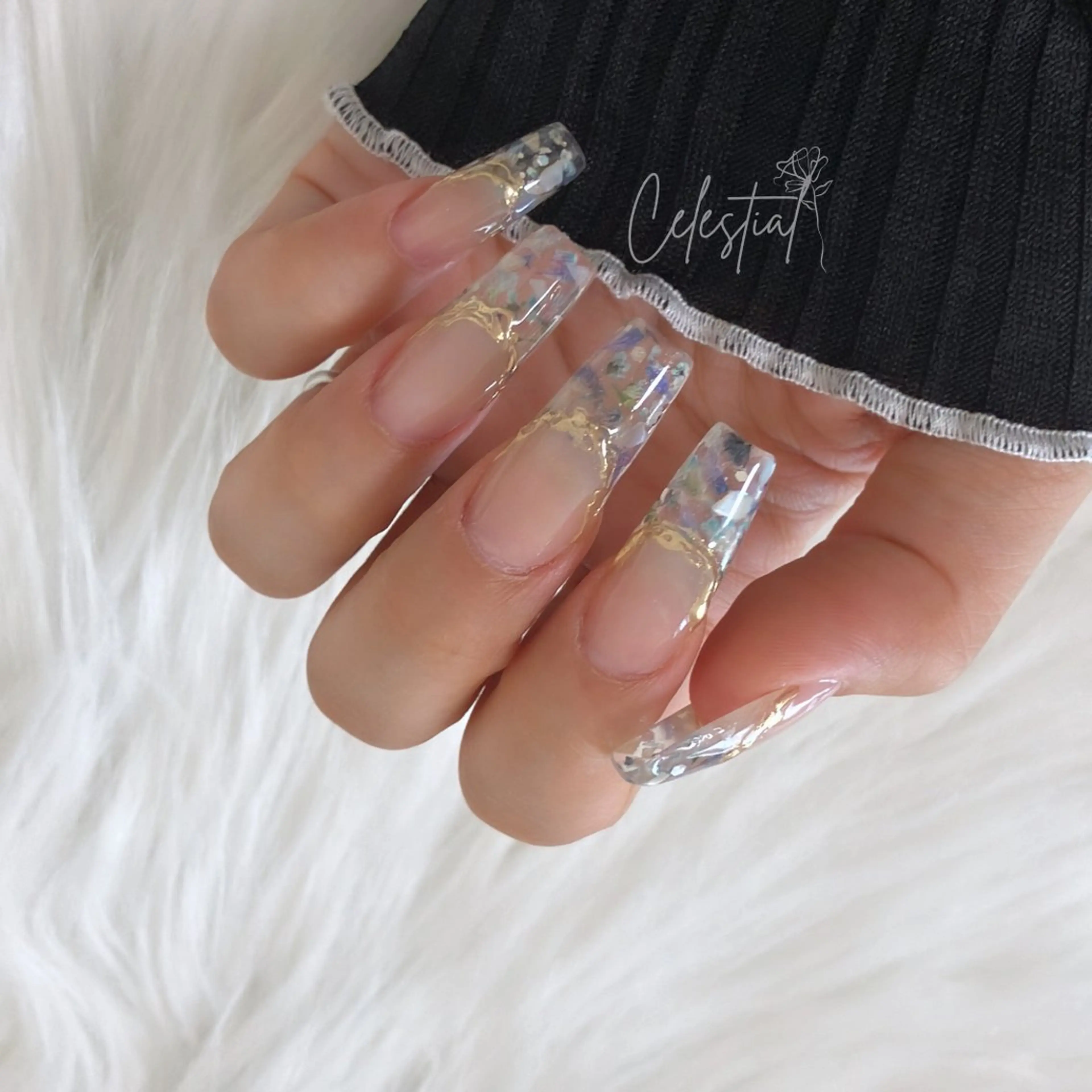 ネイル アートネイル フラワーネイル Celestial nailのネイルデザイン