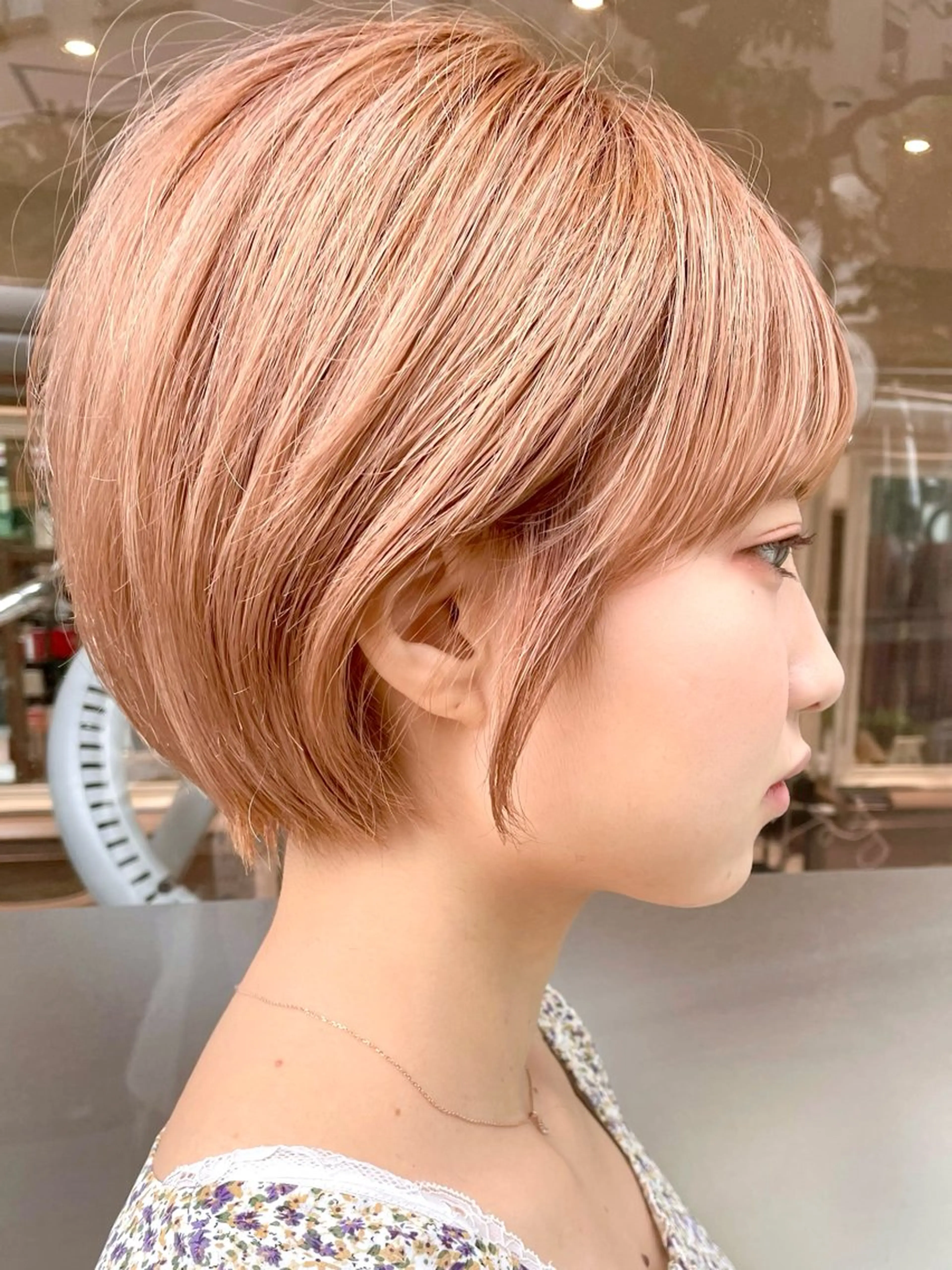 ショート ショートボブ 丸みショート ボブ ショートヘア レイヤー/韓国/ 顔周り/しんやのヘアスタイル