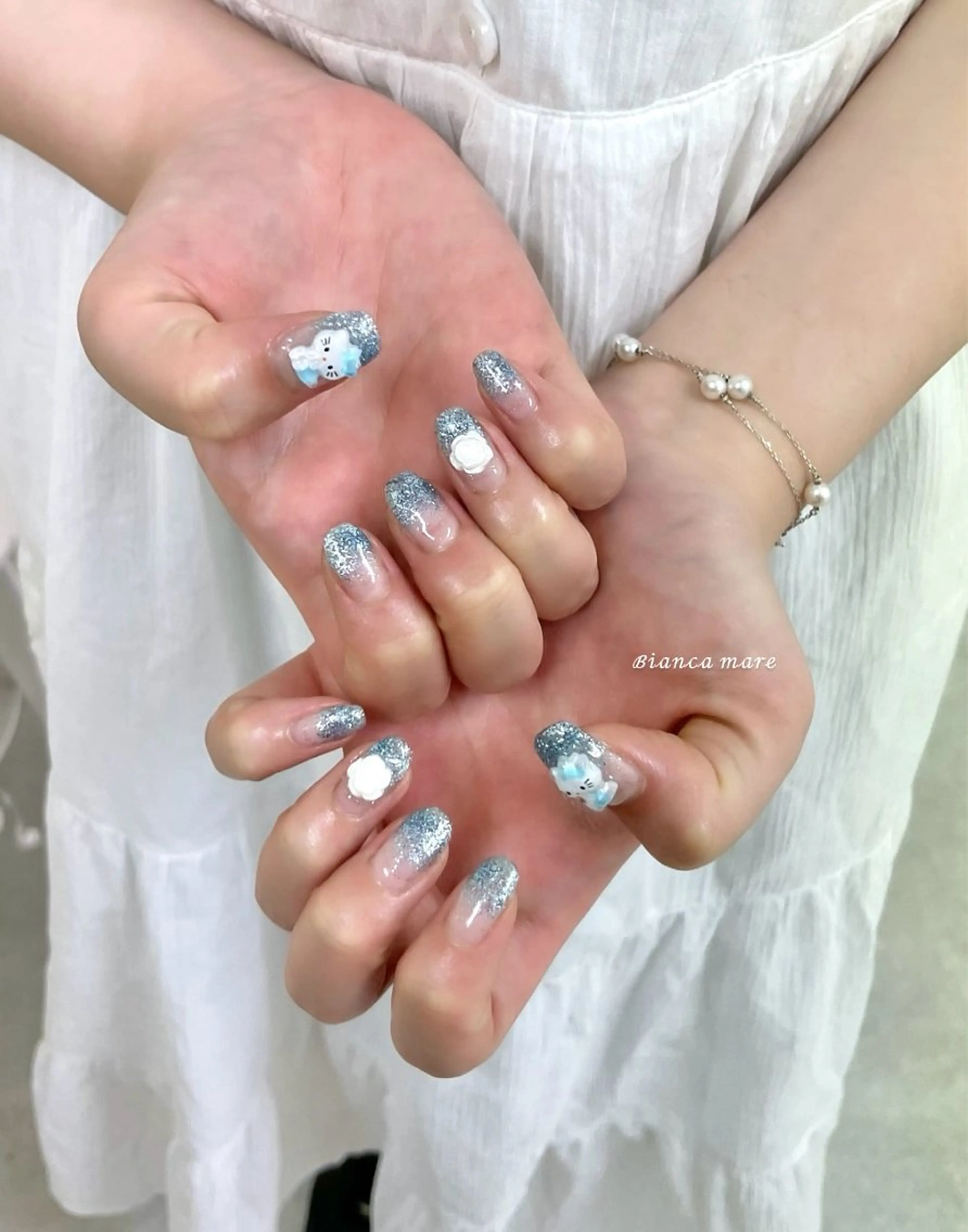 ネイル 持ち込み ハンドネイル Bianca mieiのネイルデザイン