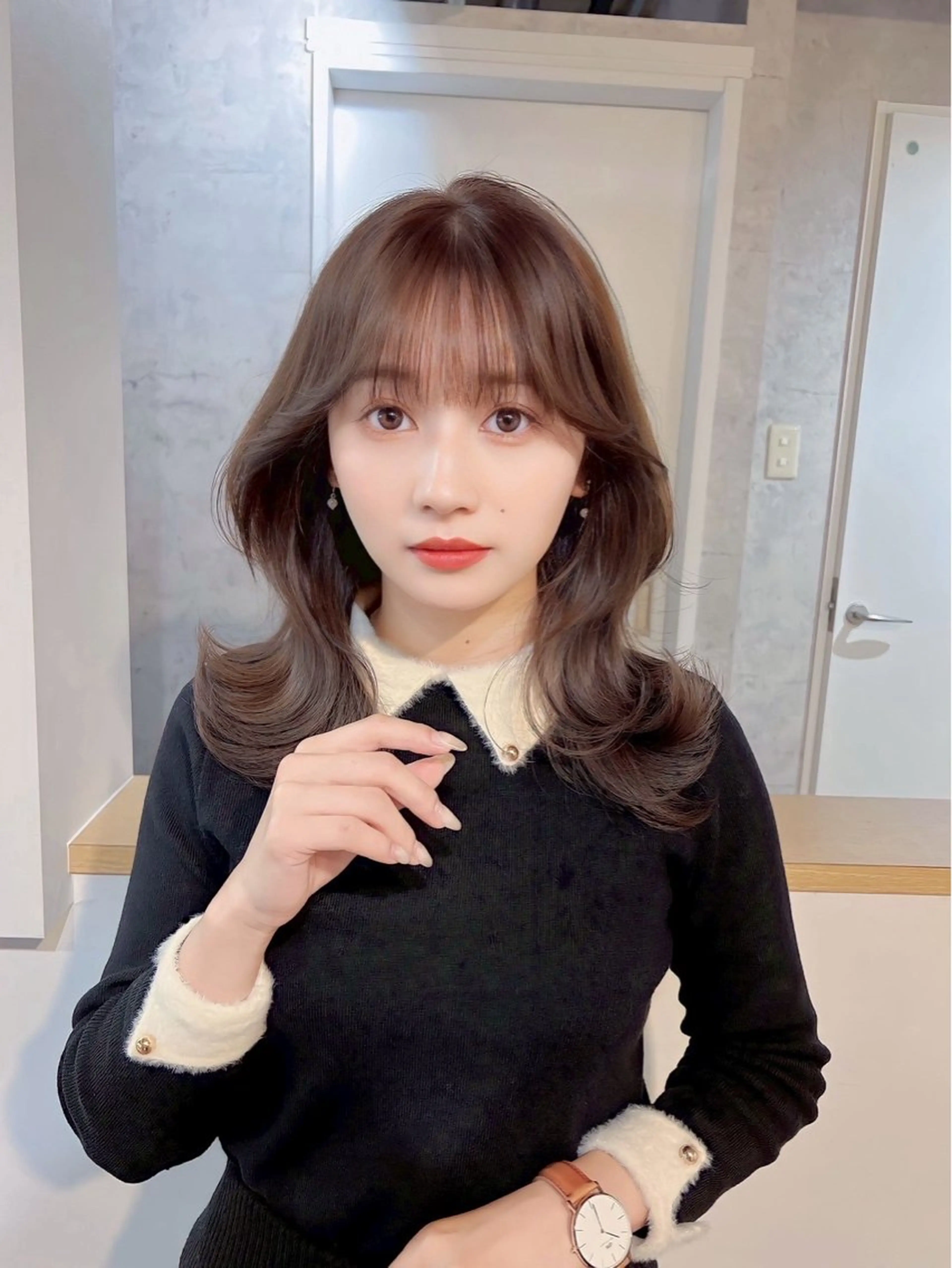 ロング 佐々本 志音のヘアスタイル