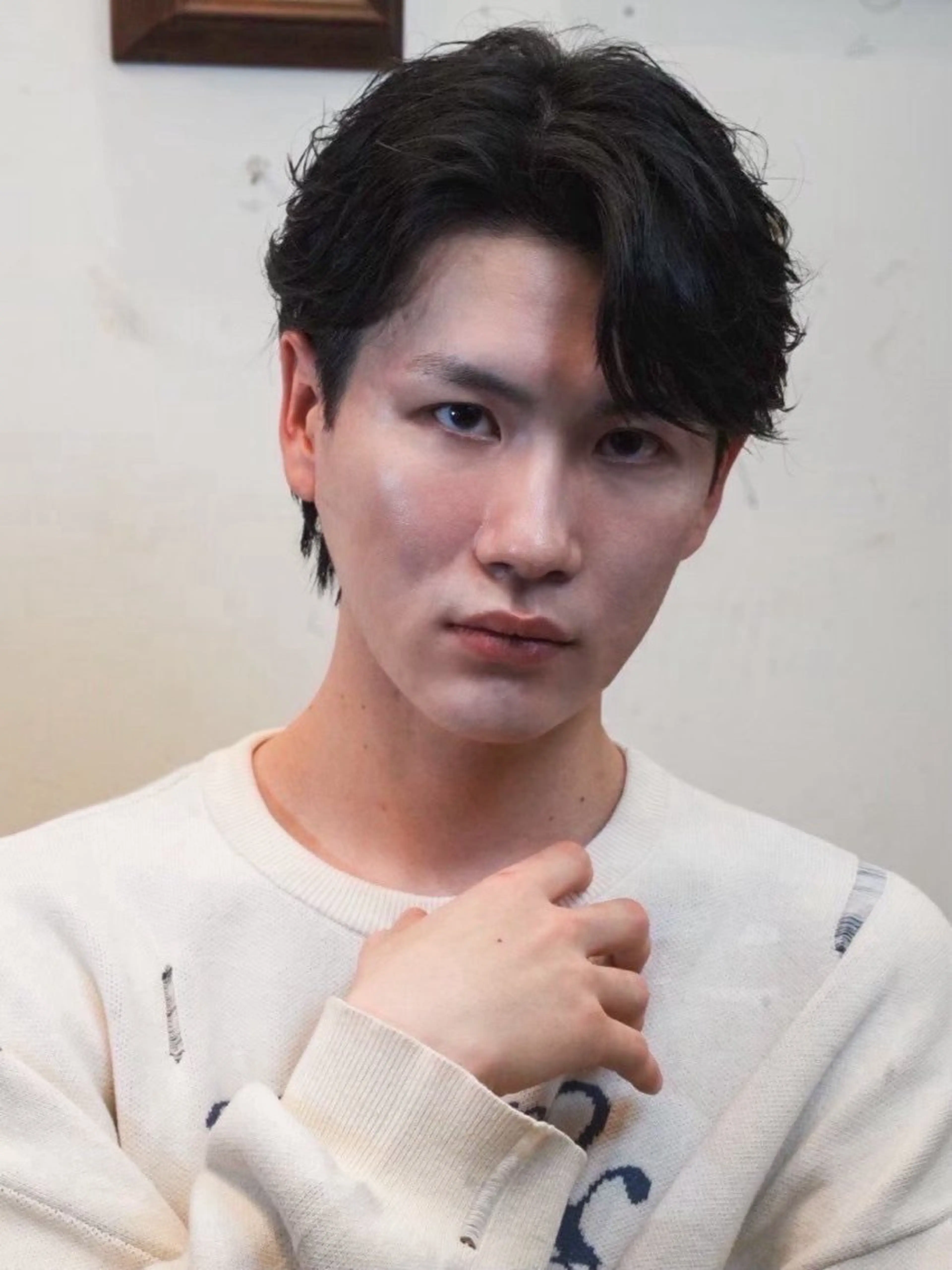 ミディアム メンズ 澤 諒太朗のヘアスタイル