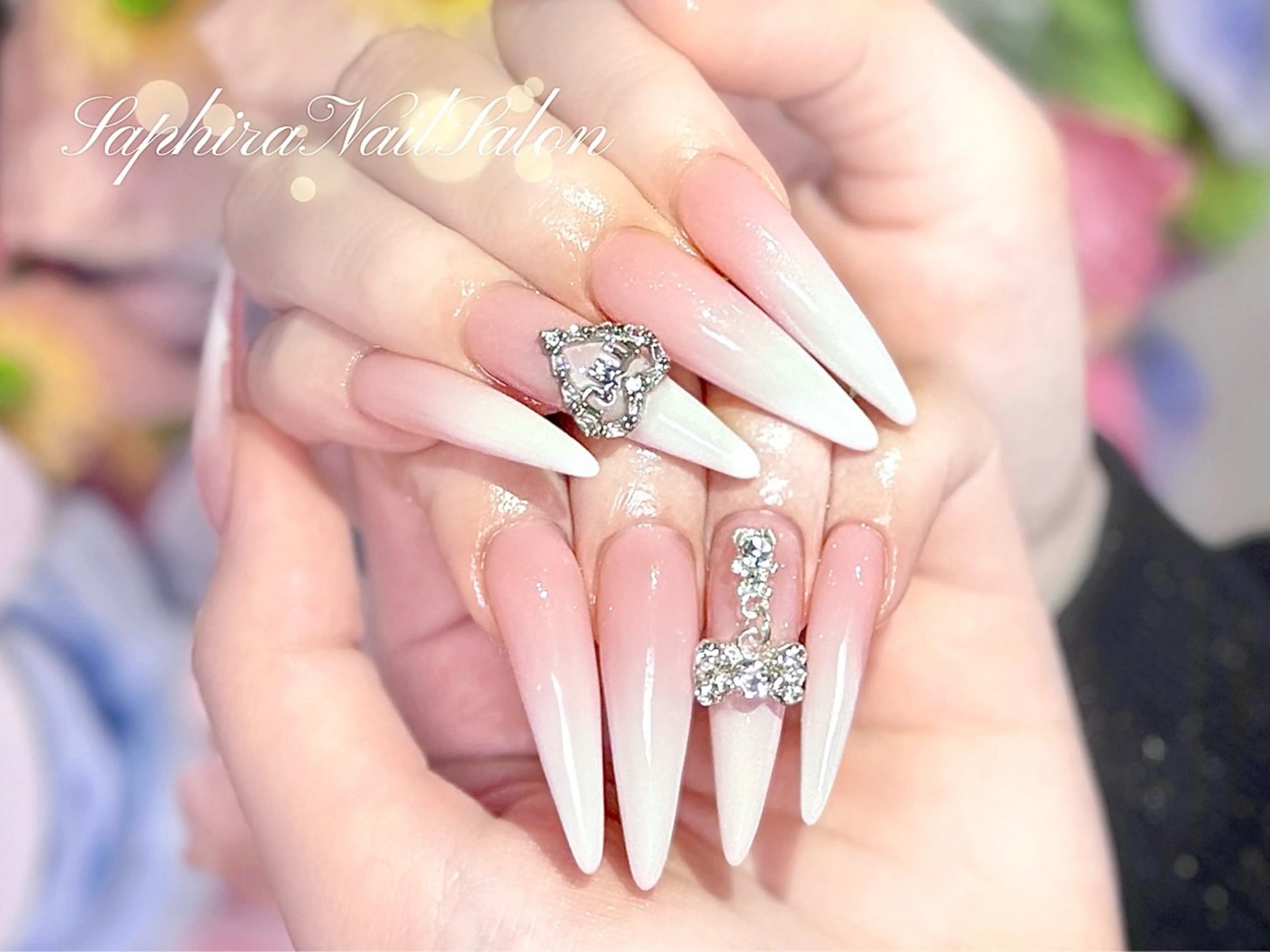 カラー ハンドネイル Saphiraネイル サロン錦糸町のネイルデザイン