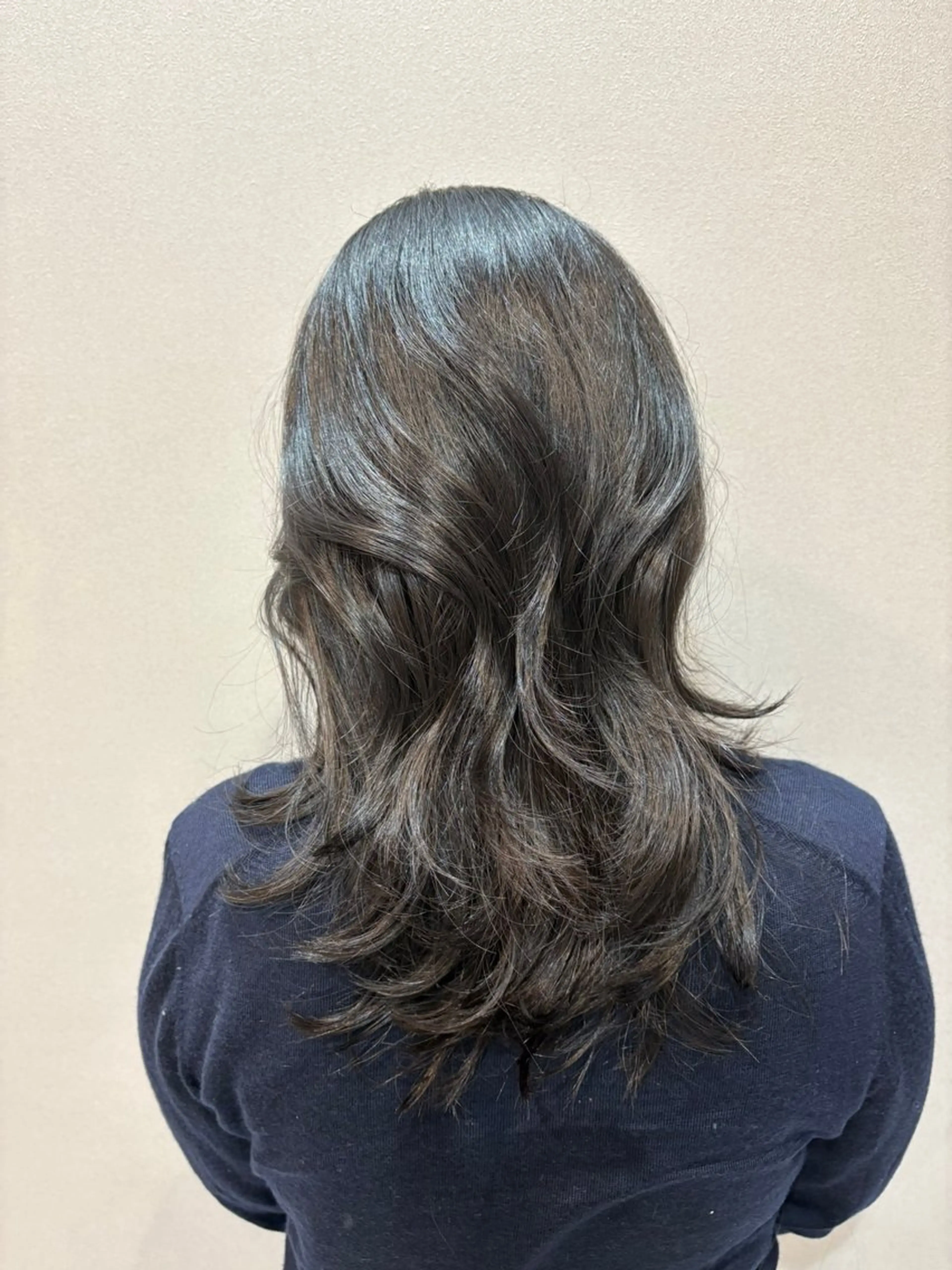 セミロング レイヤーカット ヘアカラー Livnaリヴナ立川所属・レイヤー/ハイライト /立川/赤池宏隆のヘアスタイル