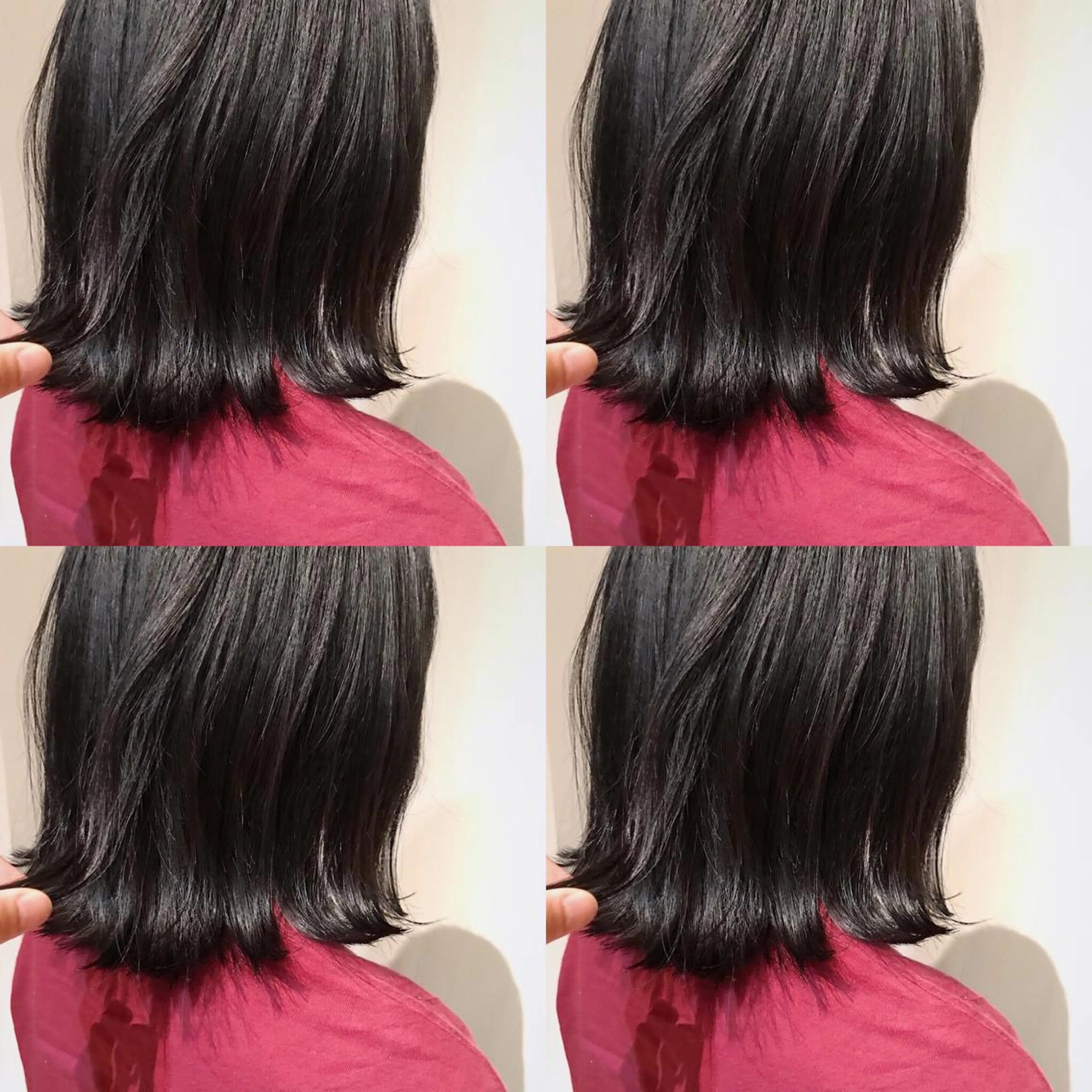 ショート カラー パーマ ヘアアレンジ 切りっぱなしボブ ボブ 小顔カット 外ハネヘア カット GOTODAY SHAiRE   SALON　青山所属・松田 亮葉のヘアスタイル