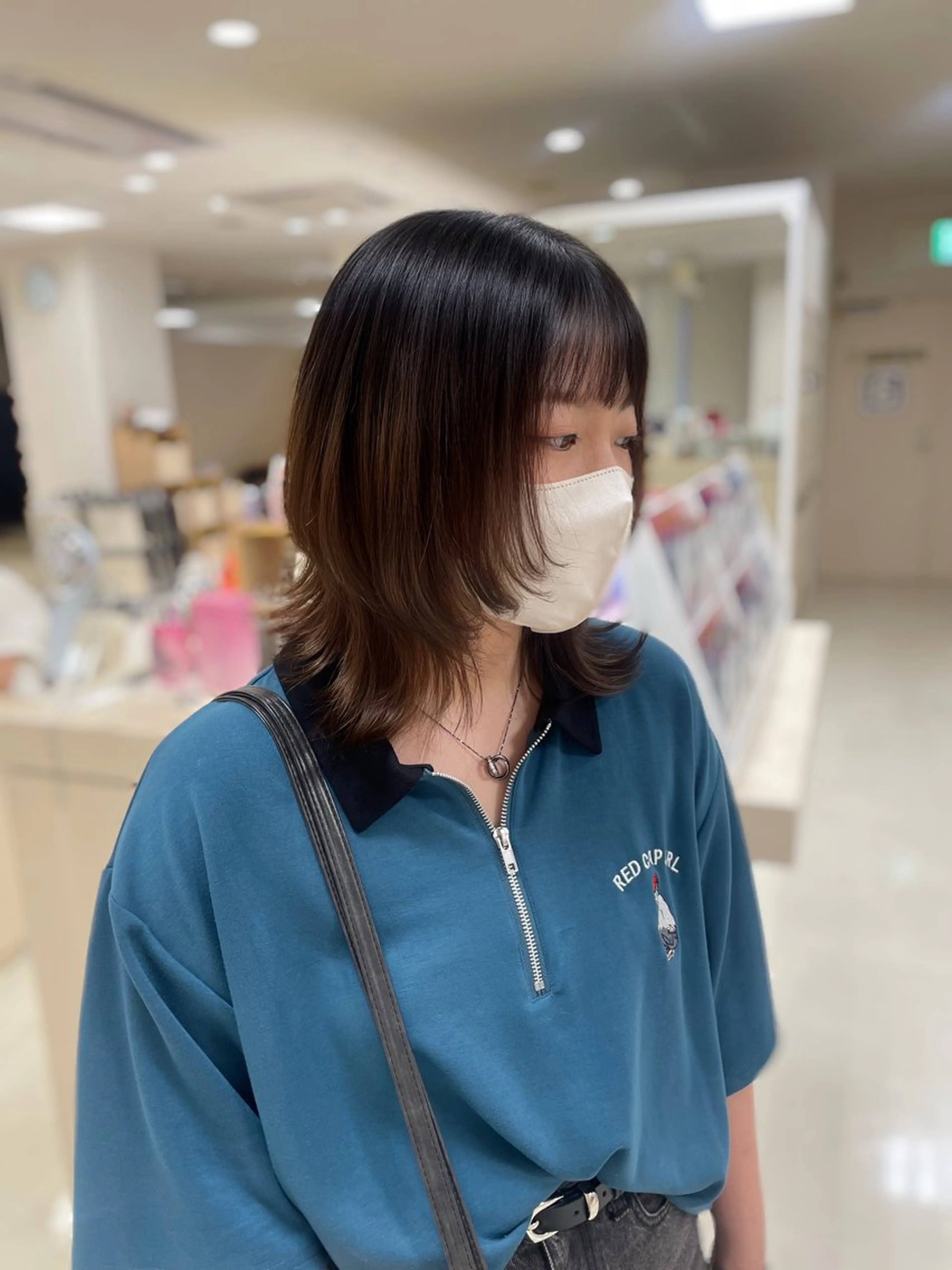 ミディアム 透明感ワンカラー 🎀髪質改善/AOのヘアスタイル