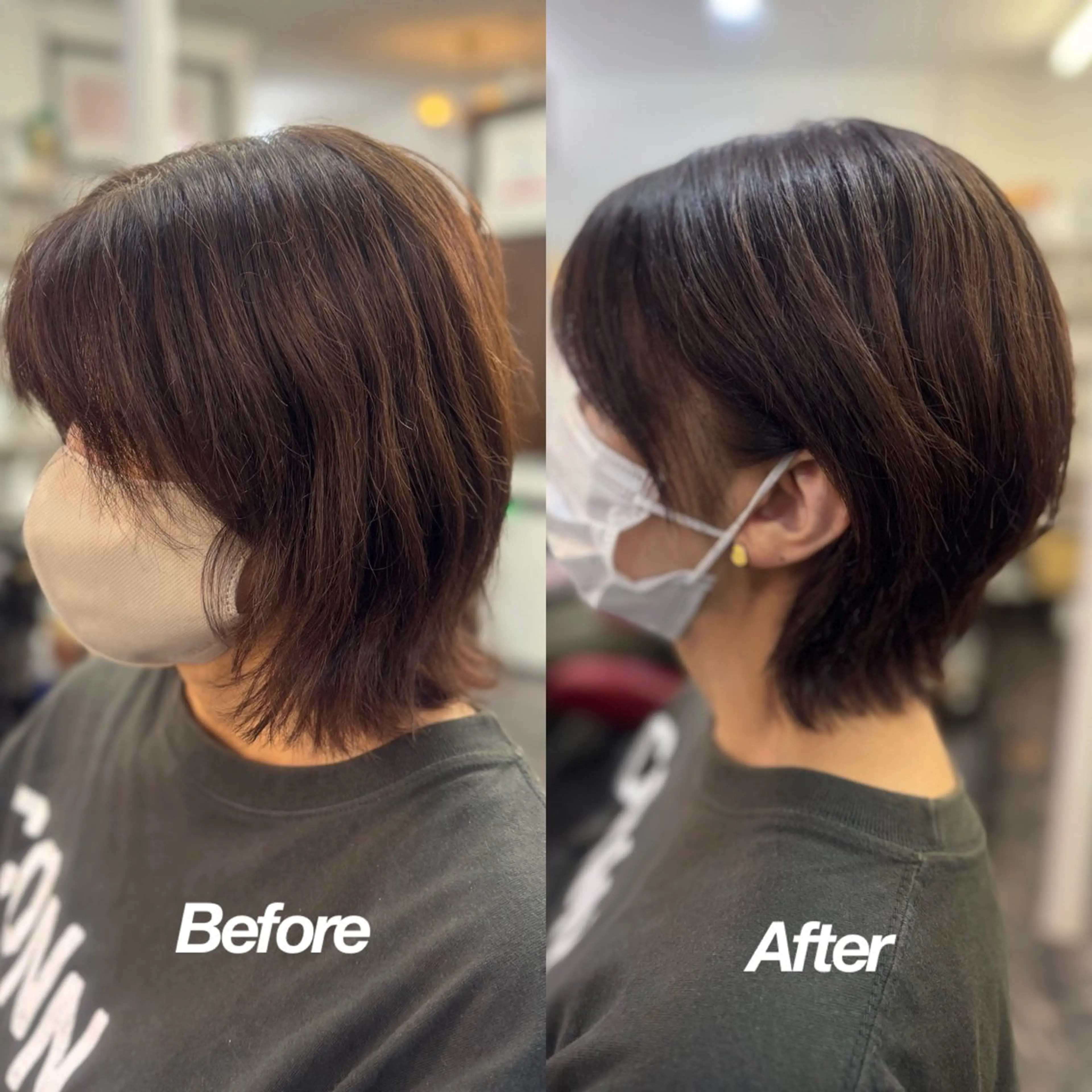 ミディアム カット ヘアカラー トリートメント 似合わせ＆予防美容 飯島   知花💐のその他イメージ