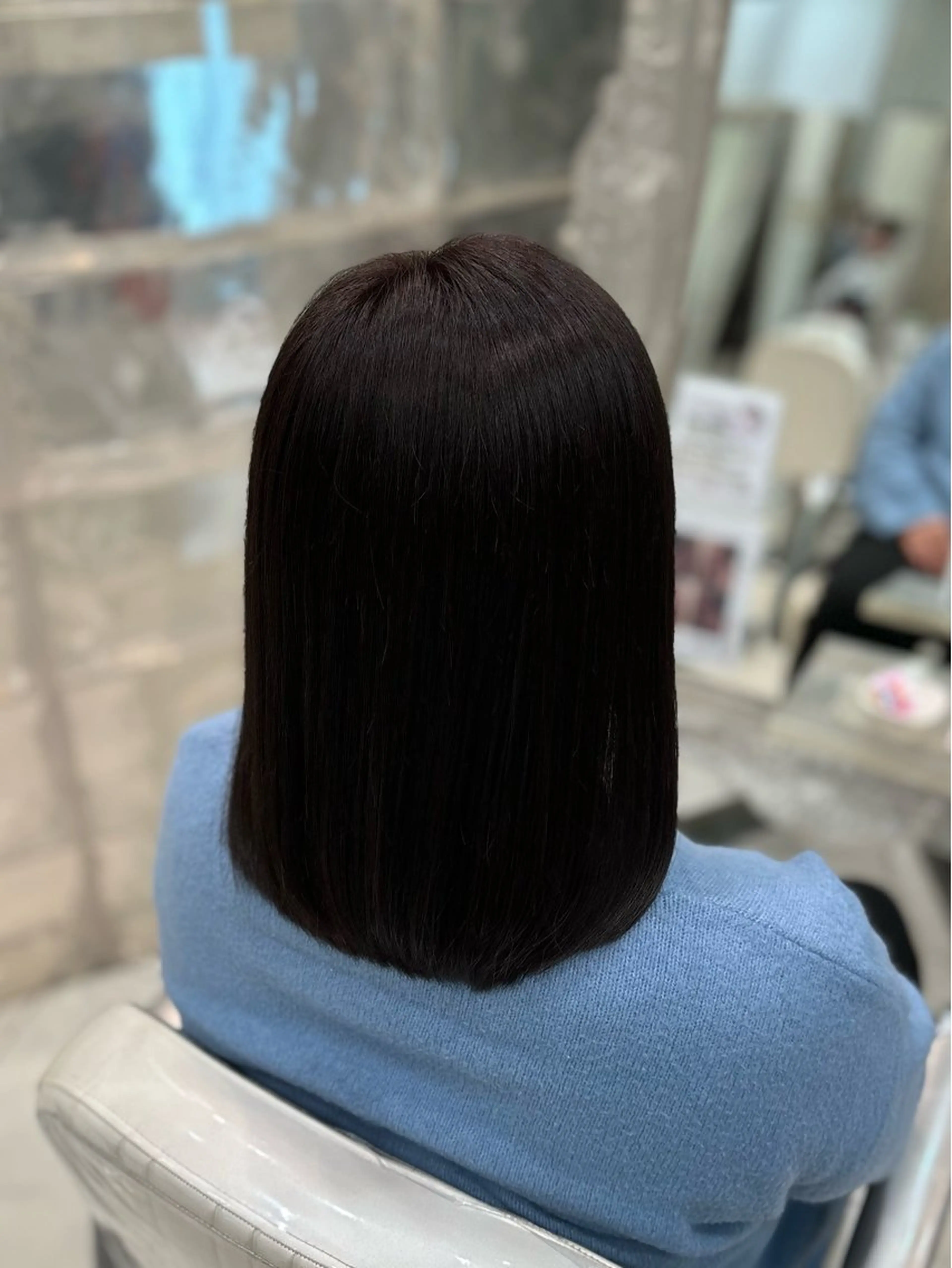 ミディアム ヘアカラー 兵頭こころ モデル様募集中🎀のヘアスタイル