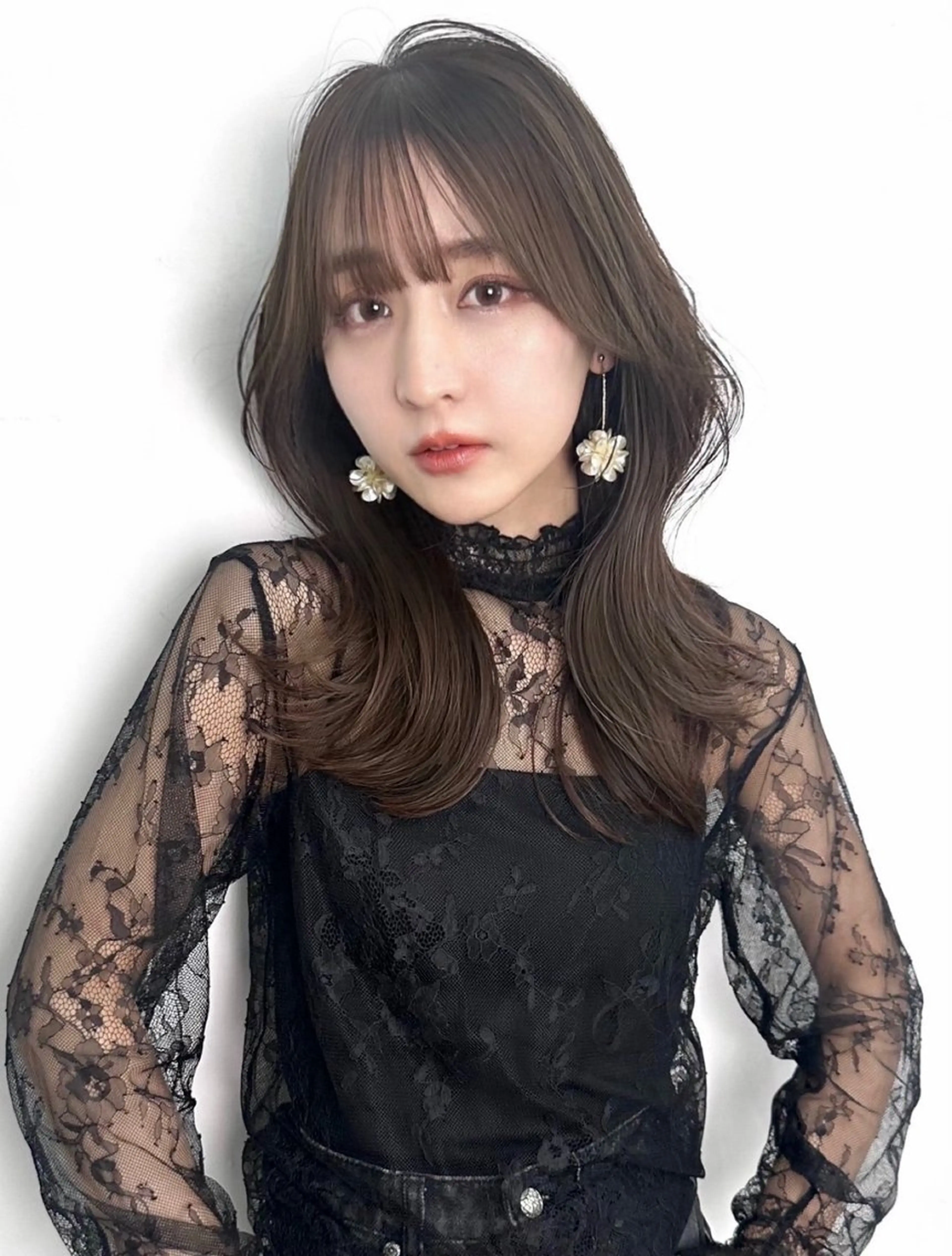 ミディアム カット Parve  Mix 🫧梶川虹のヘアスタイル