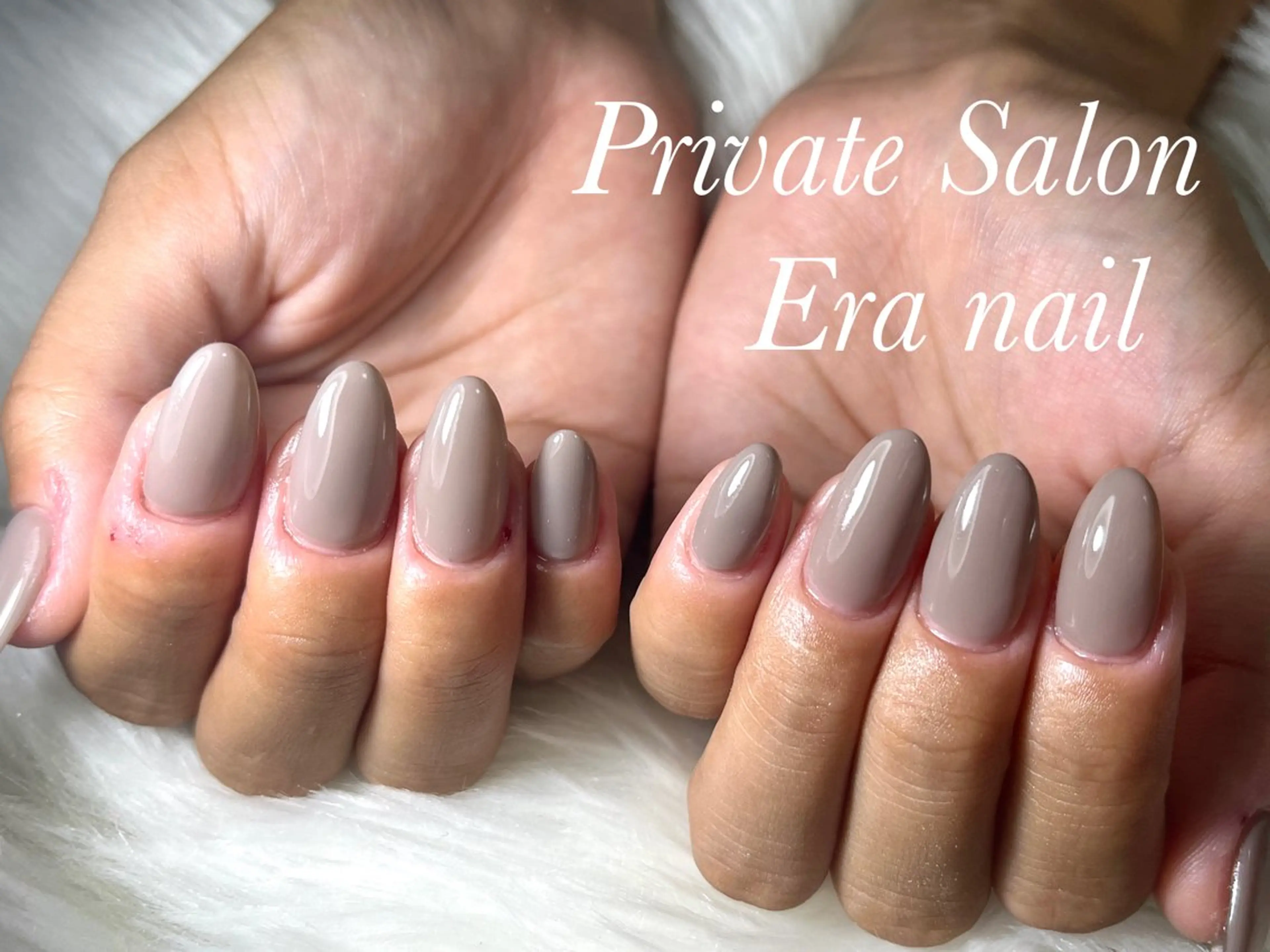 ネイル ワンカラーネイル スカルプネイル Era nailのネイルデザイン
