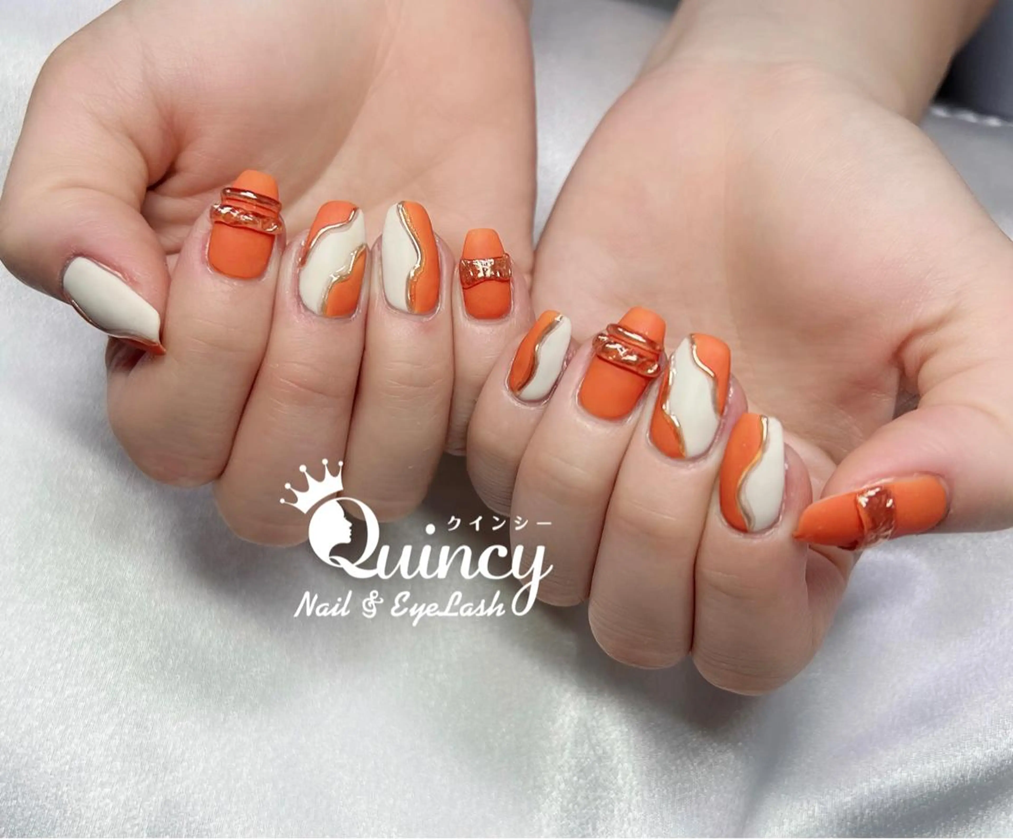 【当店人気No1.】オフ込み120分持ち込みデザイン(時間内10本アート)の写真