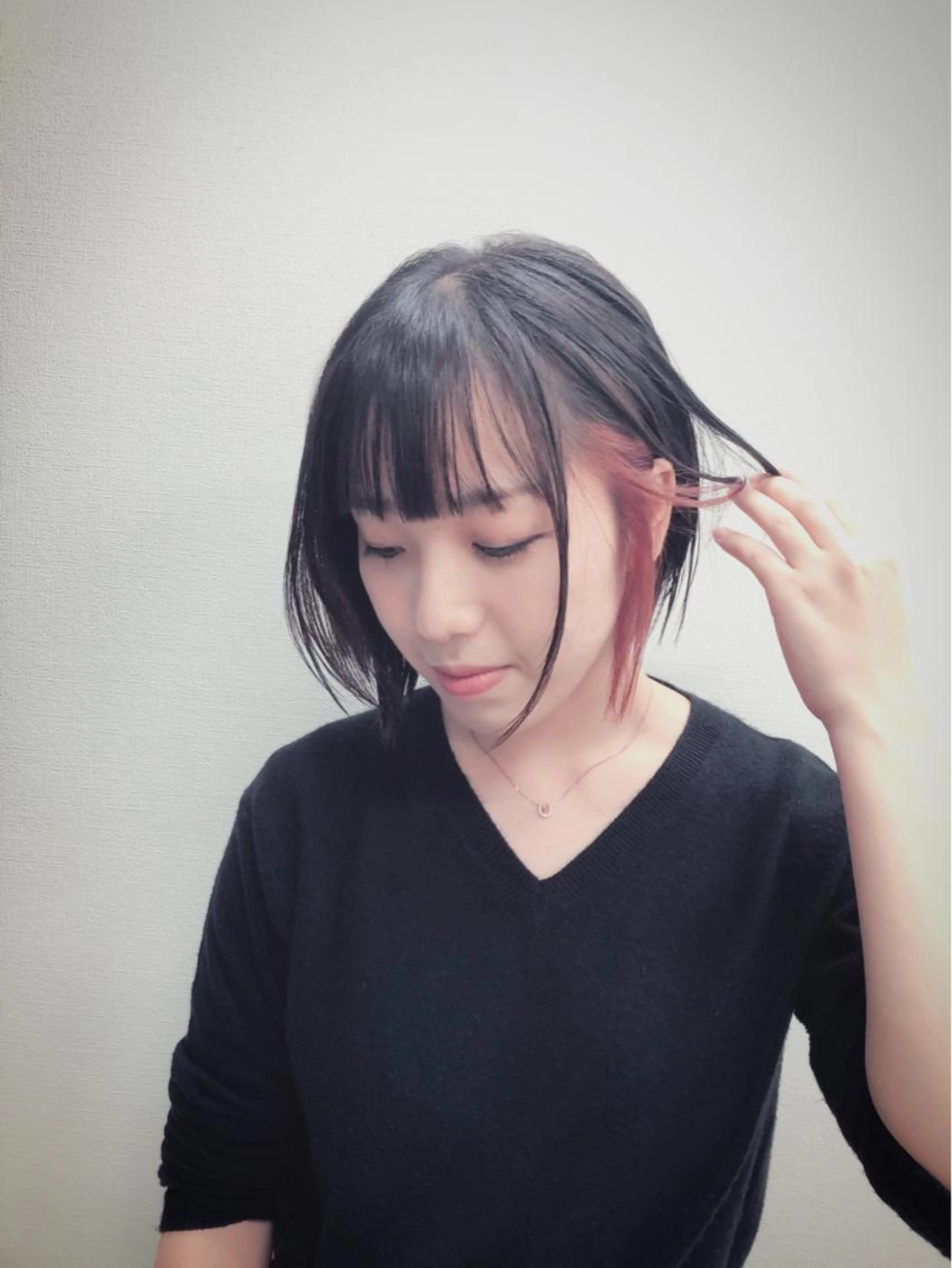 🌈インナーカラー(部分ブリーチ1回&フルカラー)+艶トリートメント🌈の写真