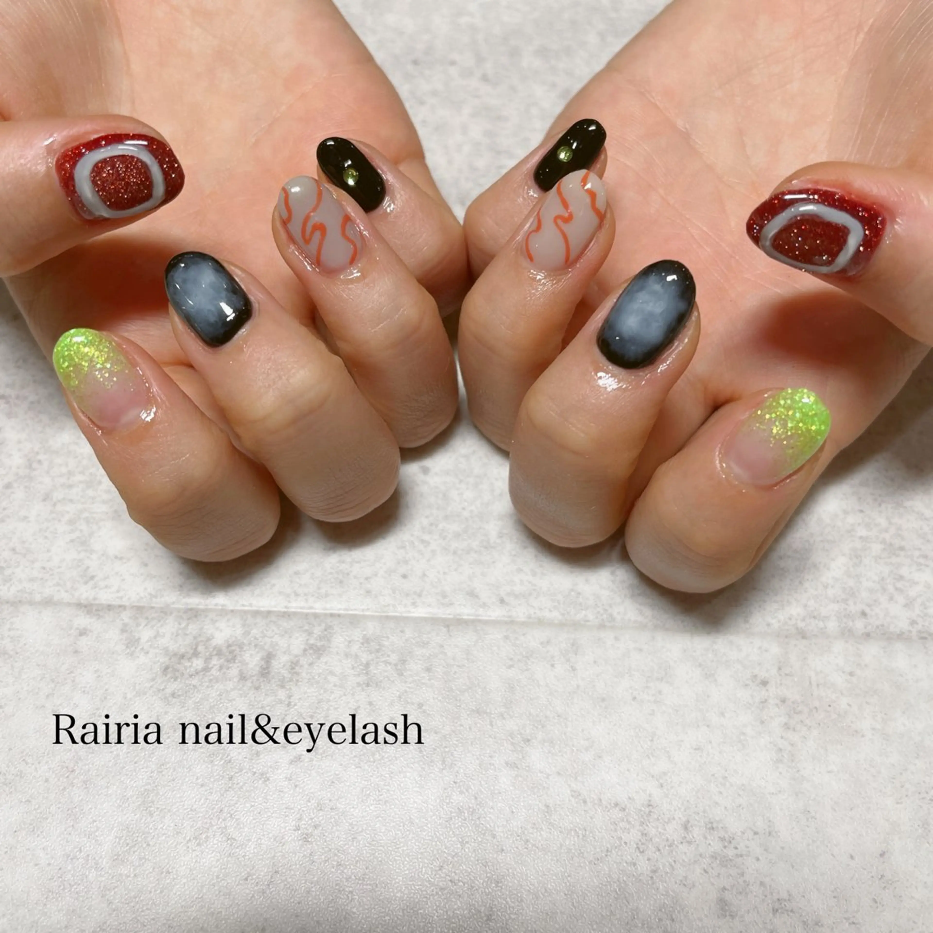 ネイル 持ち込み ハンドネイル Rairia nail&eyelash小岩店所属・Rairianail 小岩店のネイルデザイン