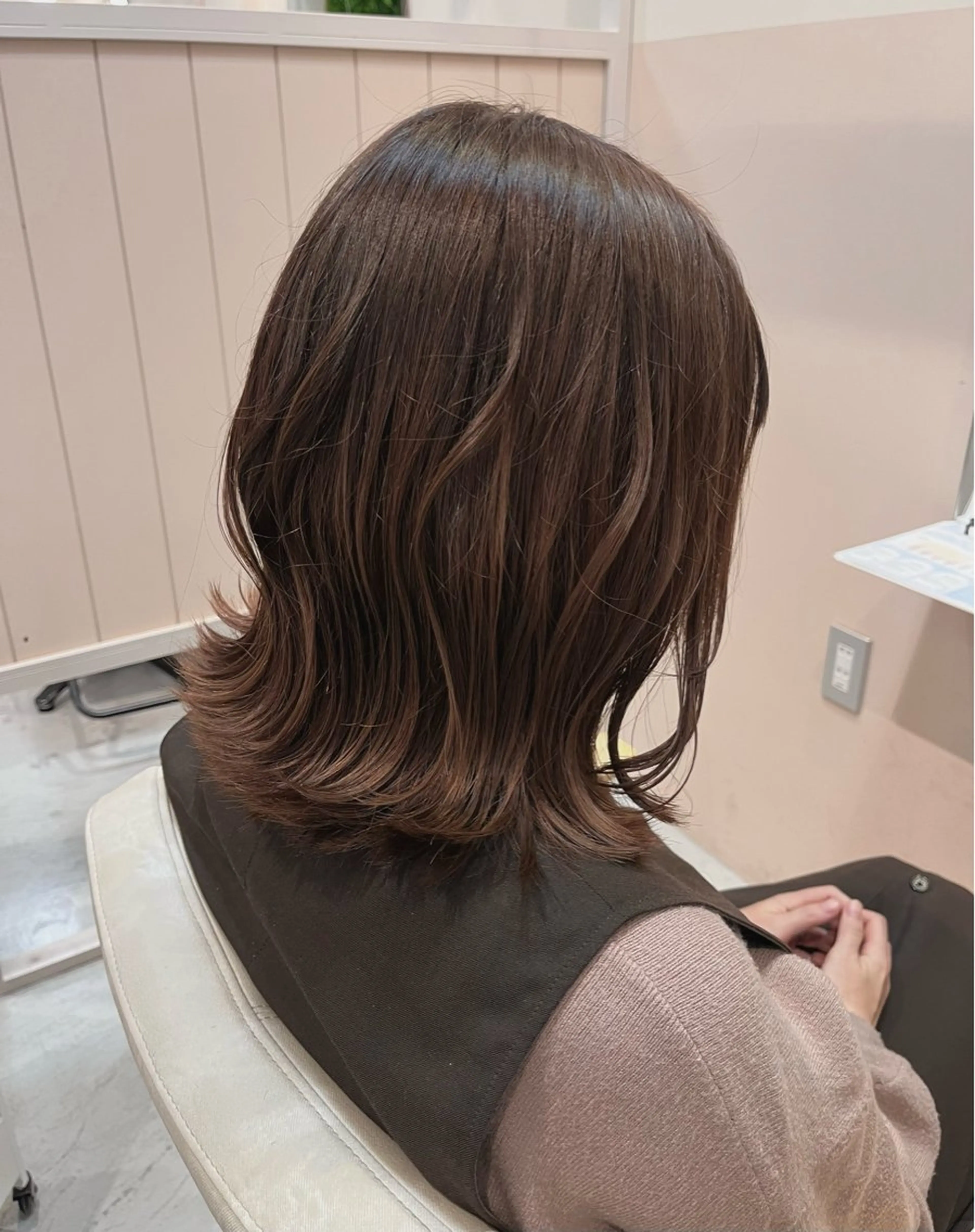 ミディアム 鹿毛 裕一郎のヘアスタイル