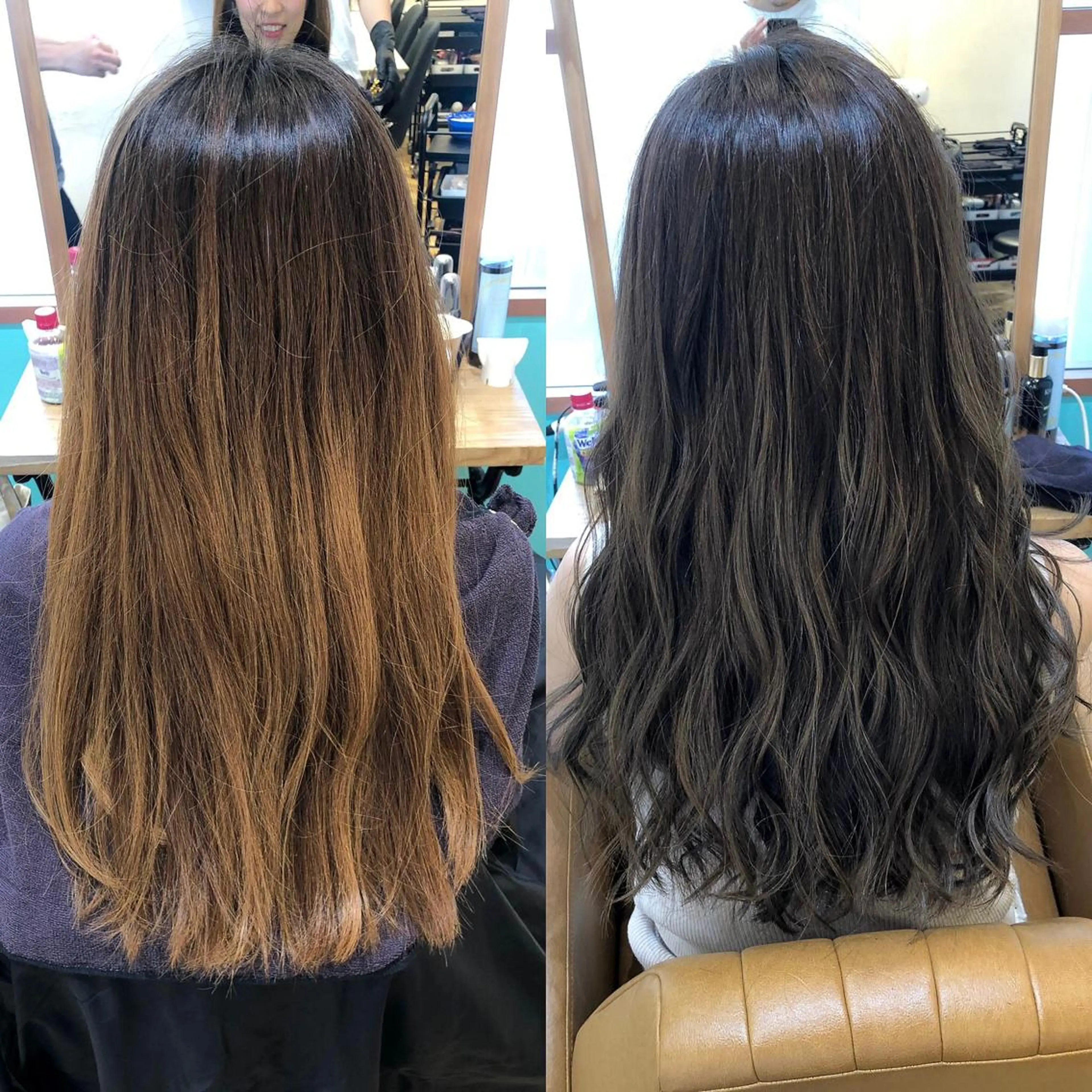 ロング カット 縮毛矯正 トリートメント レイヤー/韓国ヘア 縮毛矯正🫧鈴木颯のヘアスタイル